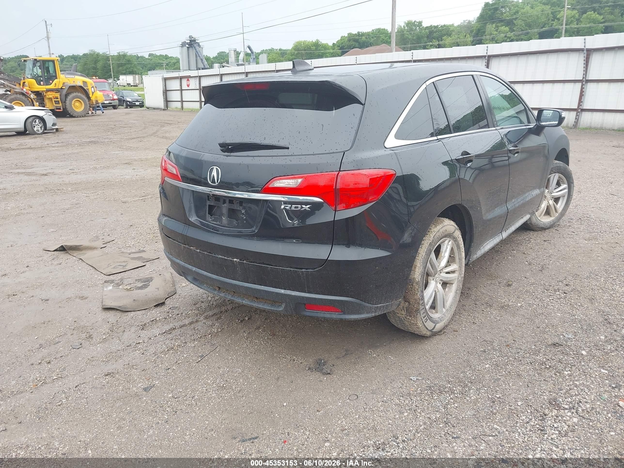 2015 Acura Rdx   Черный vin: 5J8TB3H39FL014396