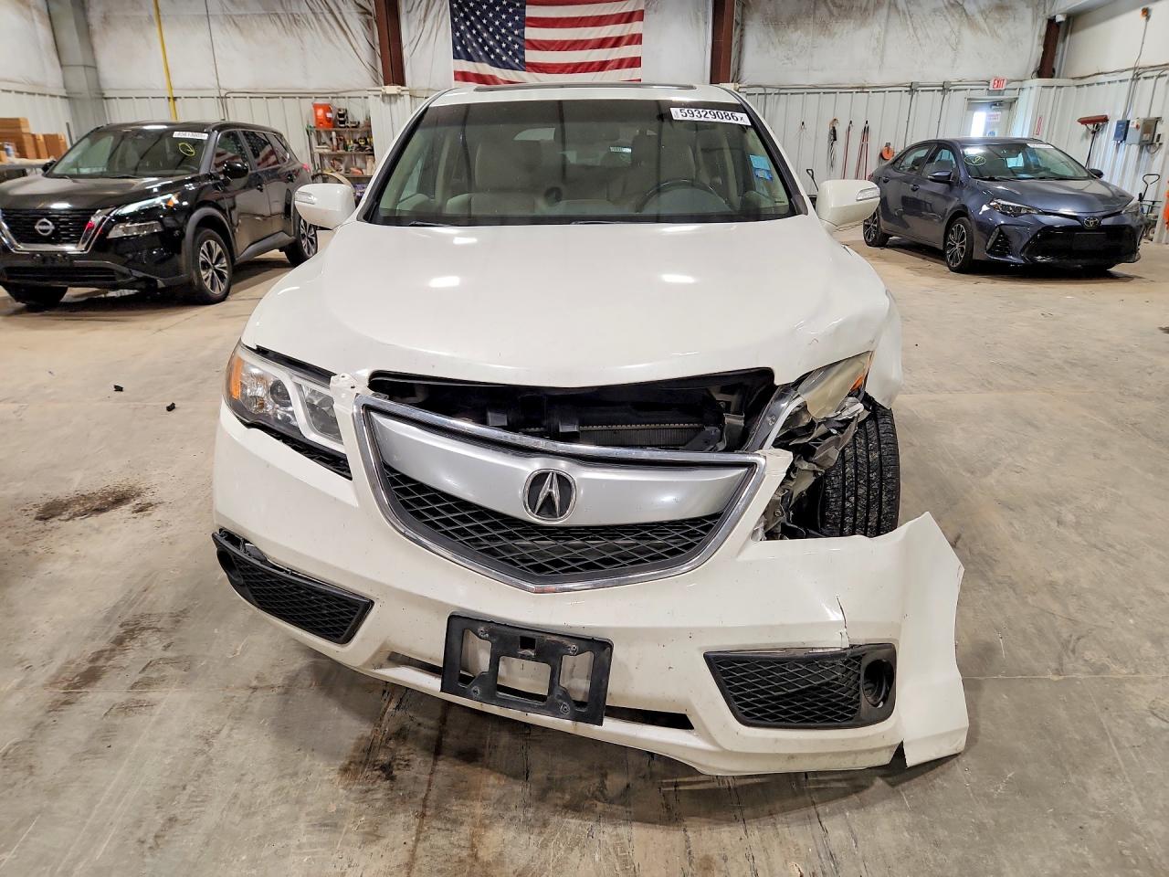 2013 Acura Rdx White vin: 5J8TB3H3XDL000889