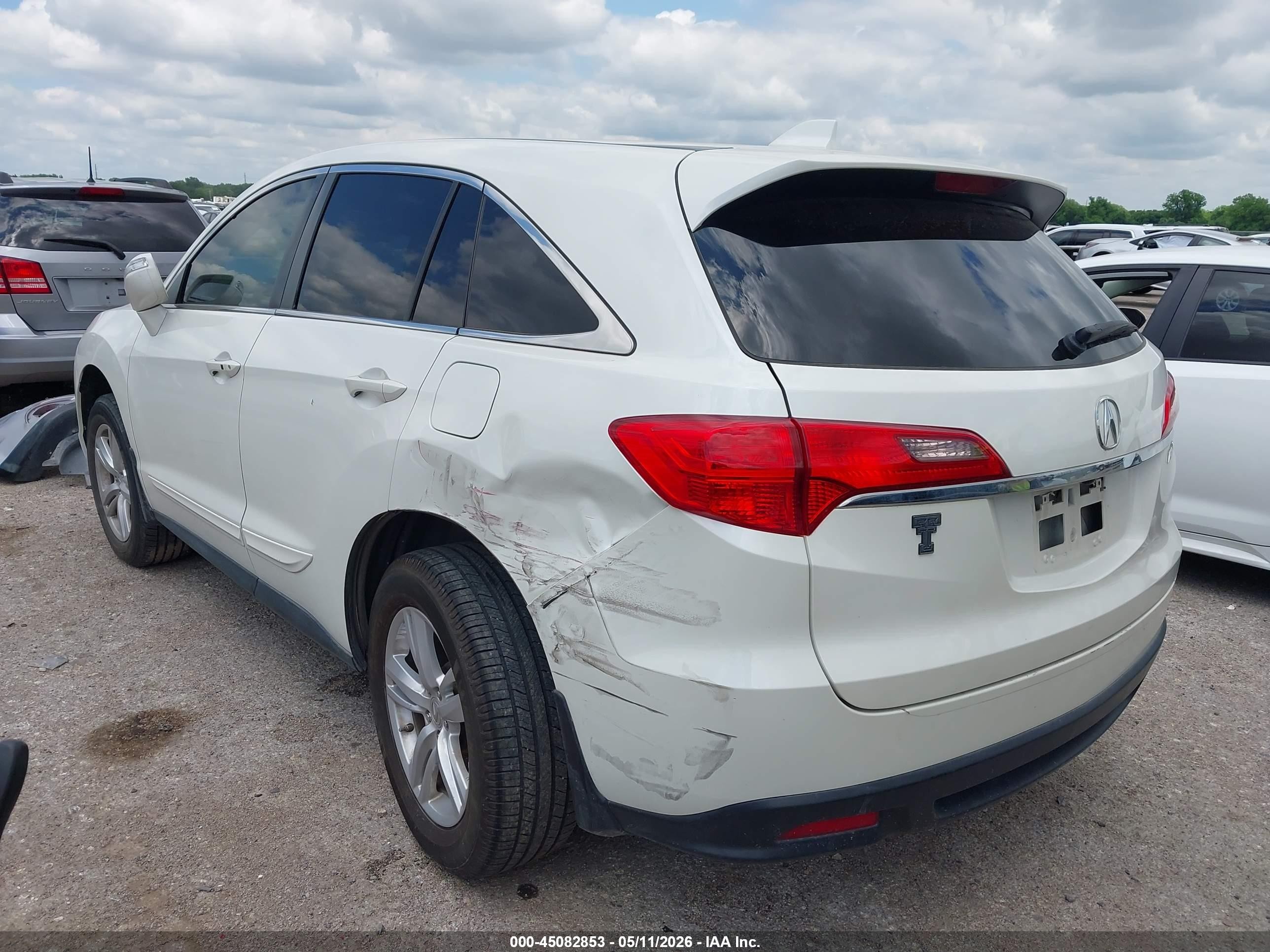 2013 Acura Rdx   Белый vin: 5J8TB3H3XDL019524