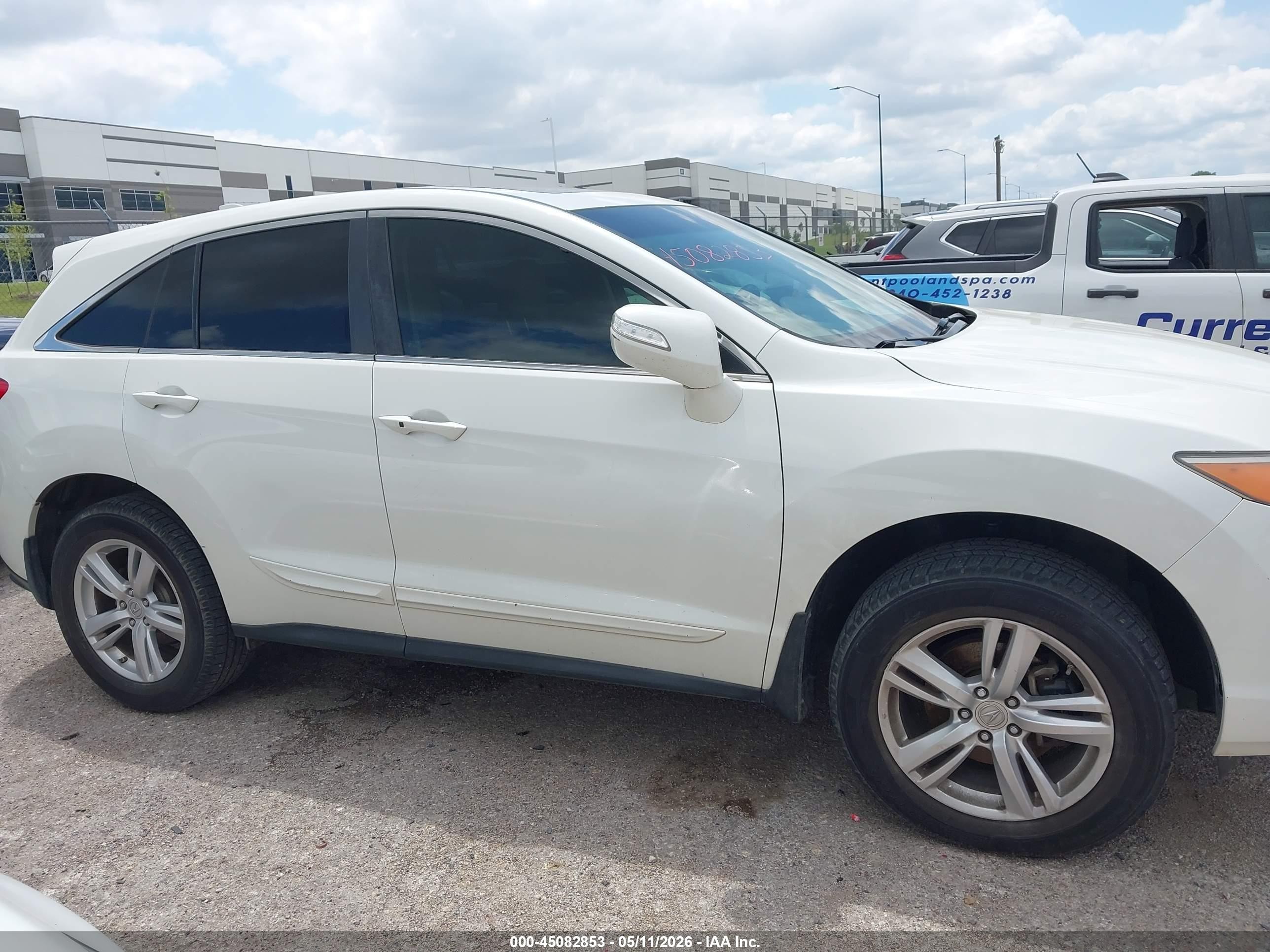 2013 Acura Rdx   Белый vin: 5J8TB3H3XDL019524