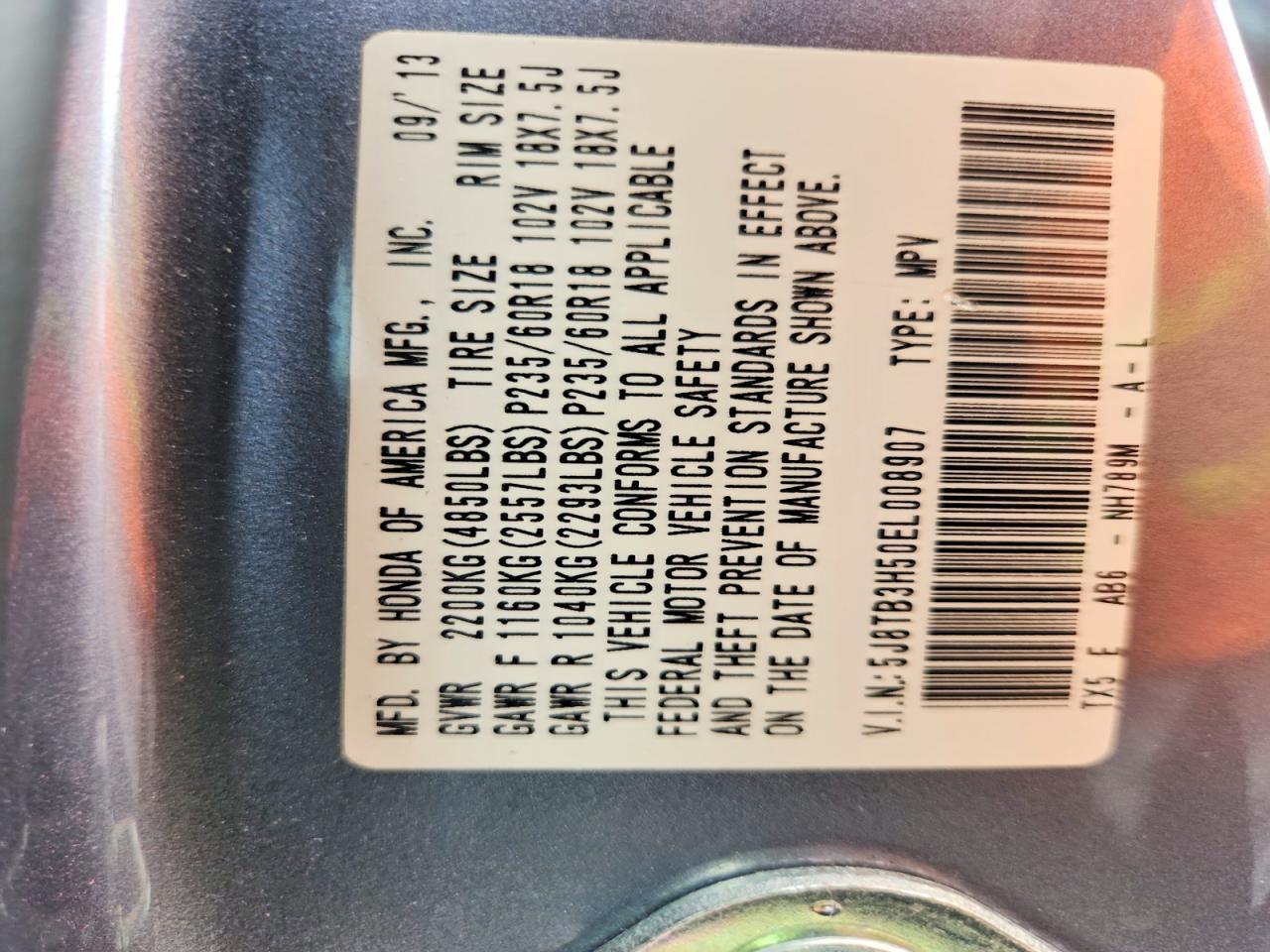 2014 Acura Rdx Technology Gray vin: 5J8TB3H50EL008907