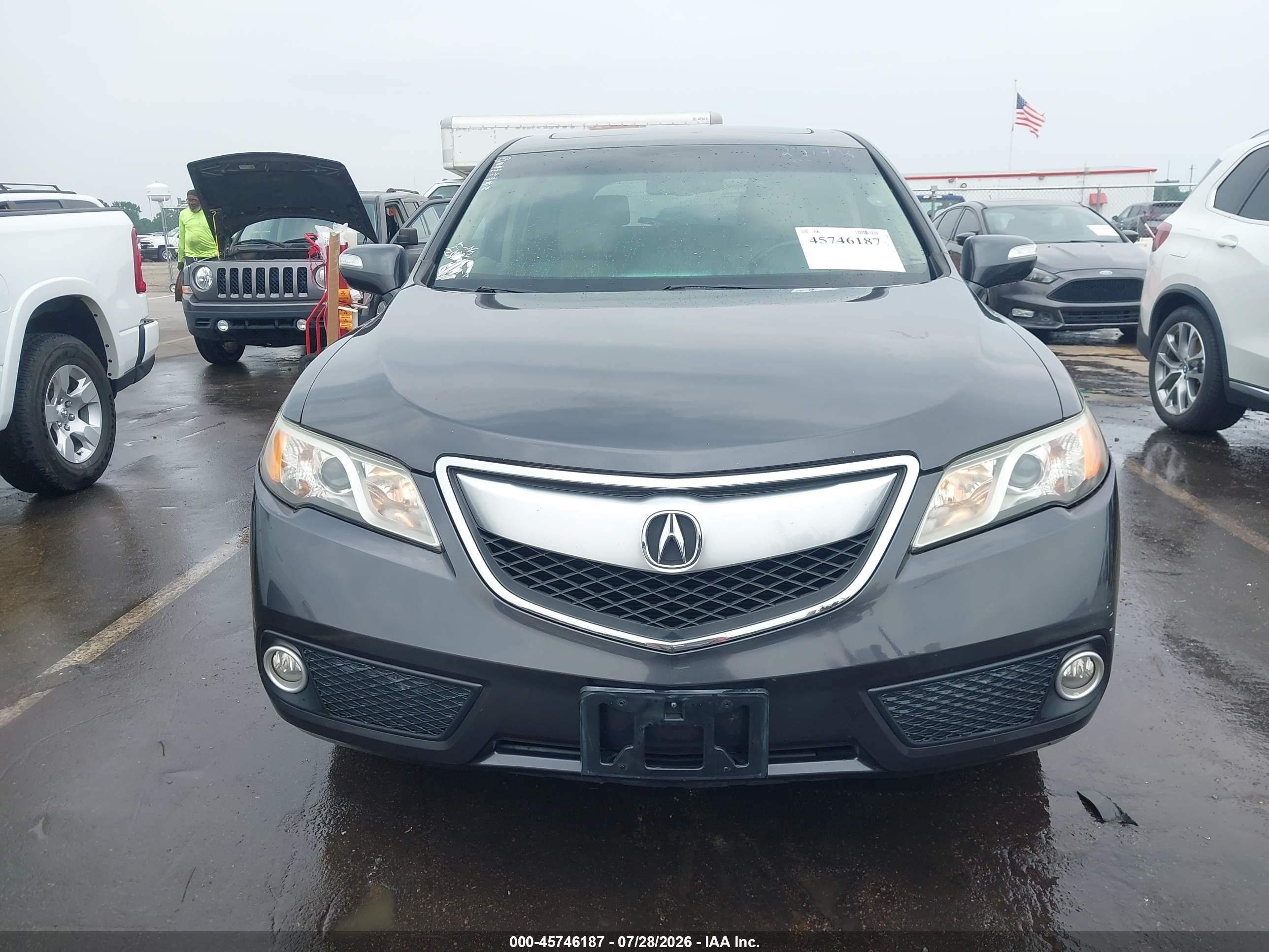 2013 Acura Rdx   Gray vin: 5J8TB3H51DL006436
