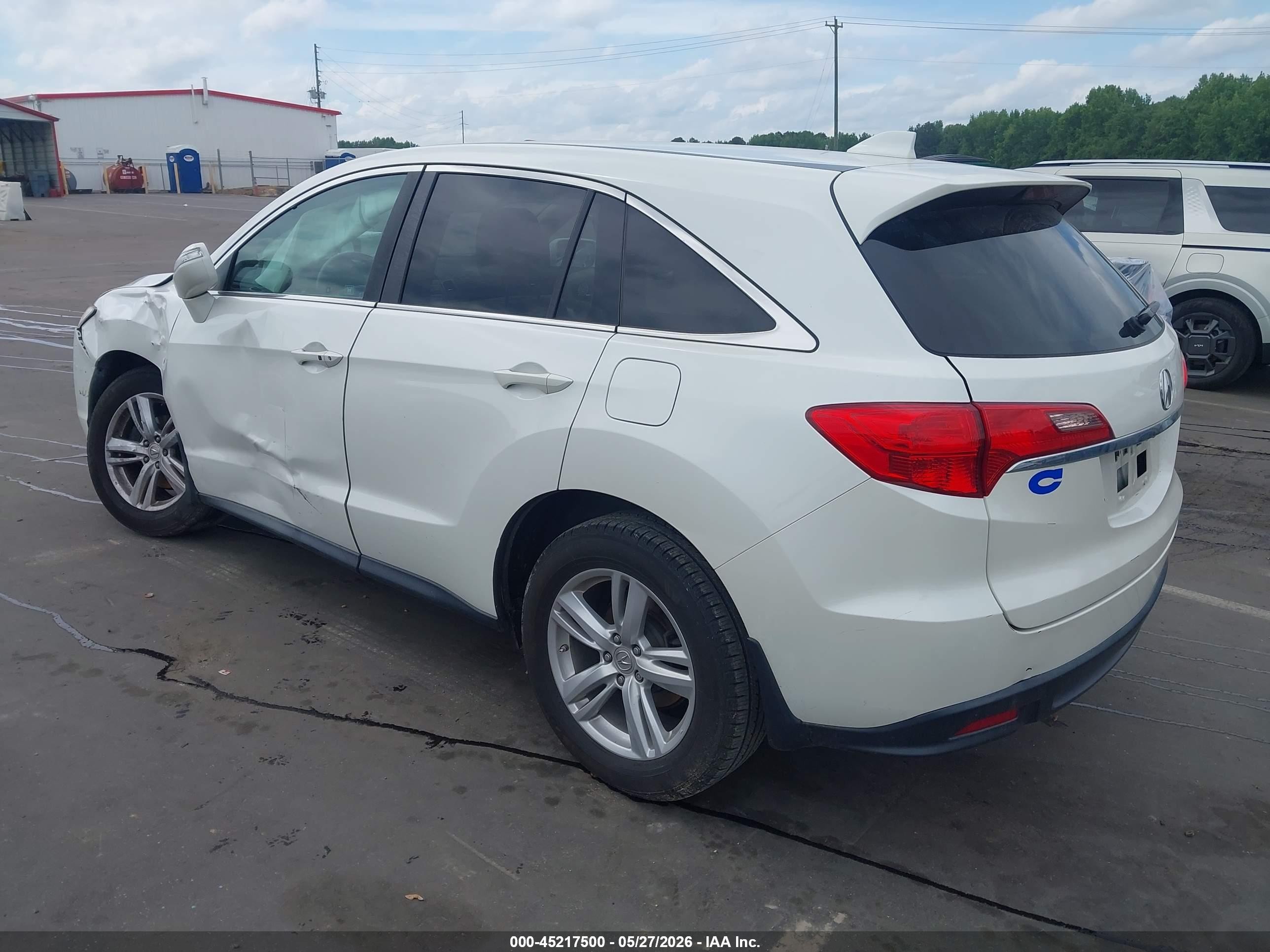 2013 Acura Rdx   Белый vin: 5J8TB3H51DL010888