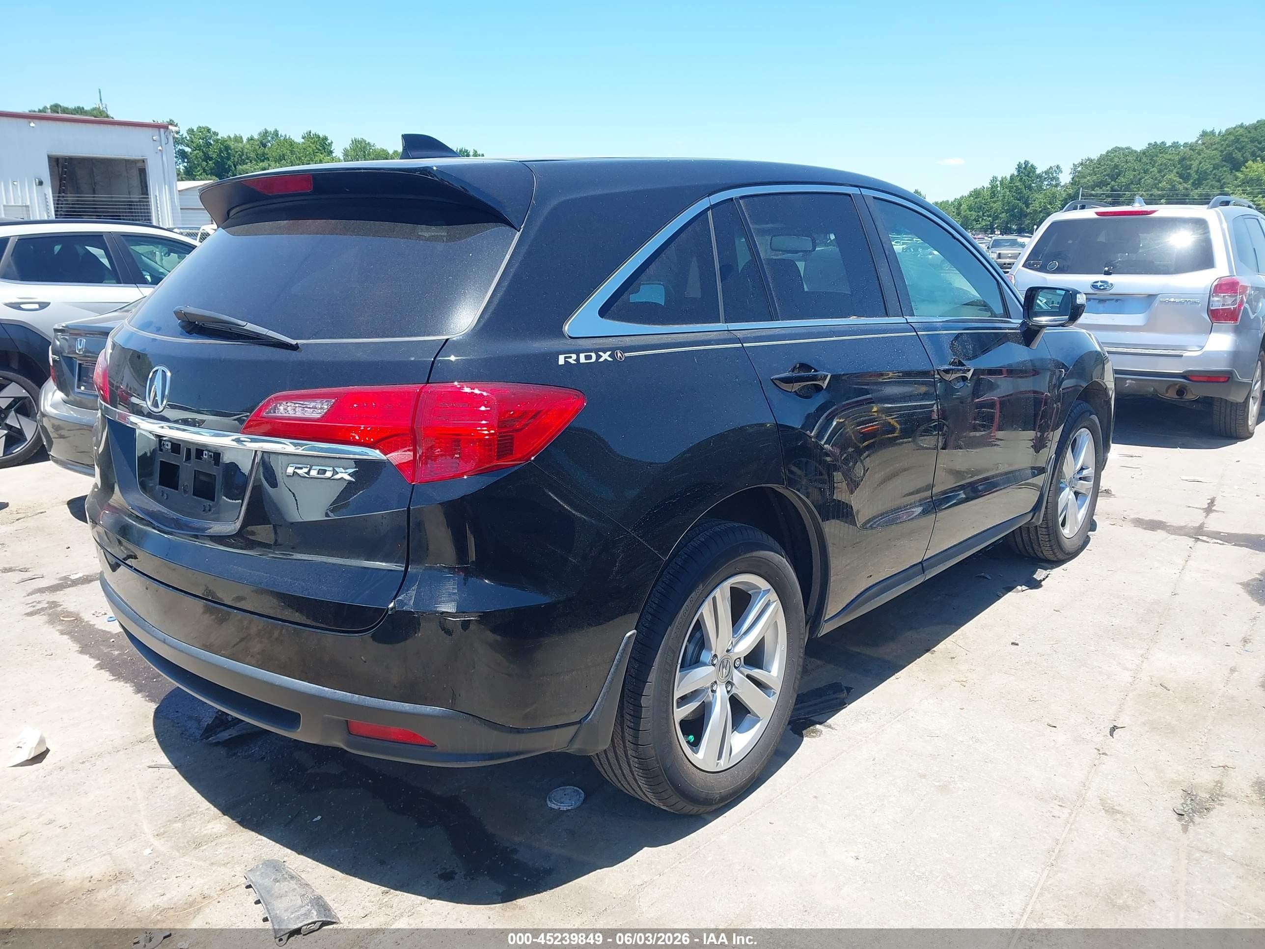 2014 Acura Rdx   Black vin: 5J8TB3H51EL002811