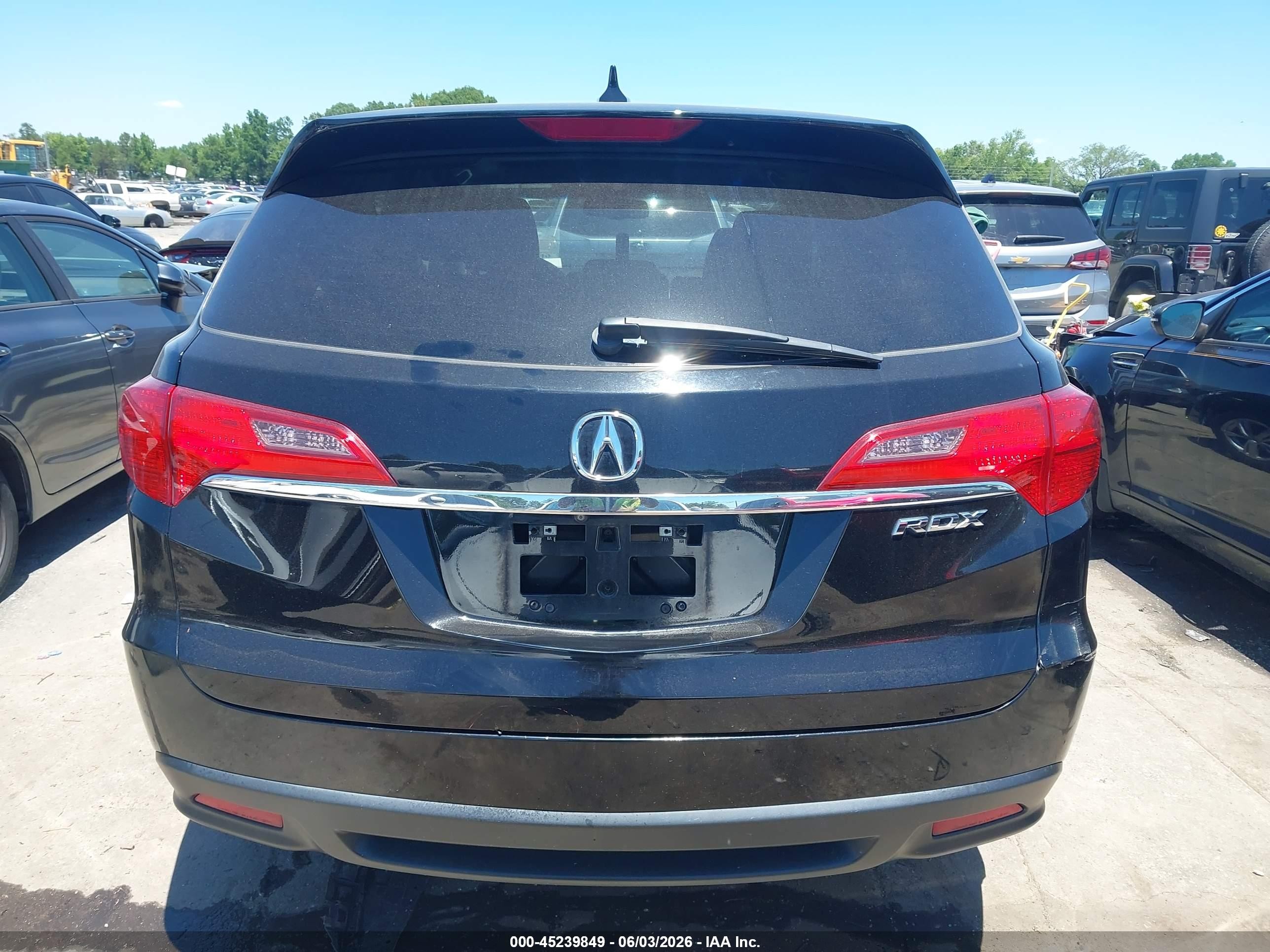 2014 Acura Rdx   Black vin: 5J8TB3H51EL002811