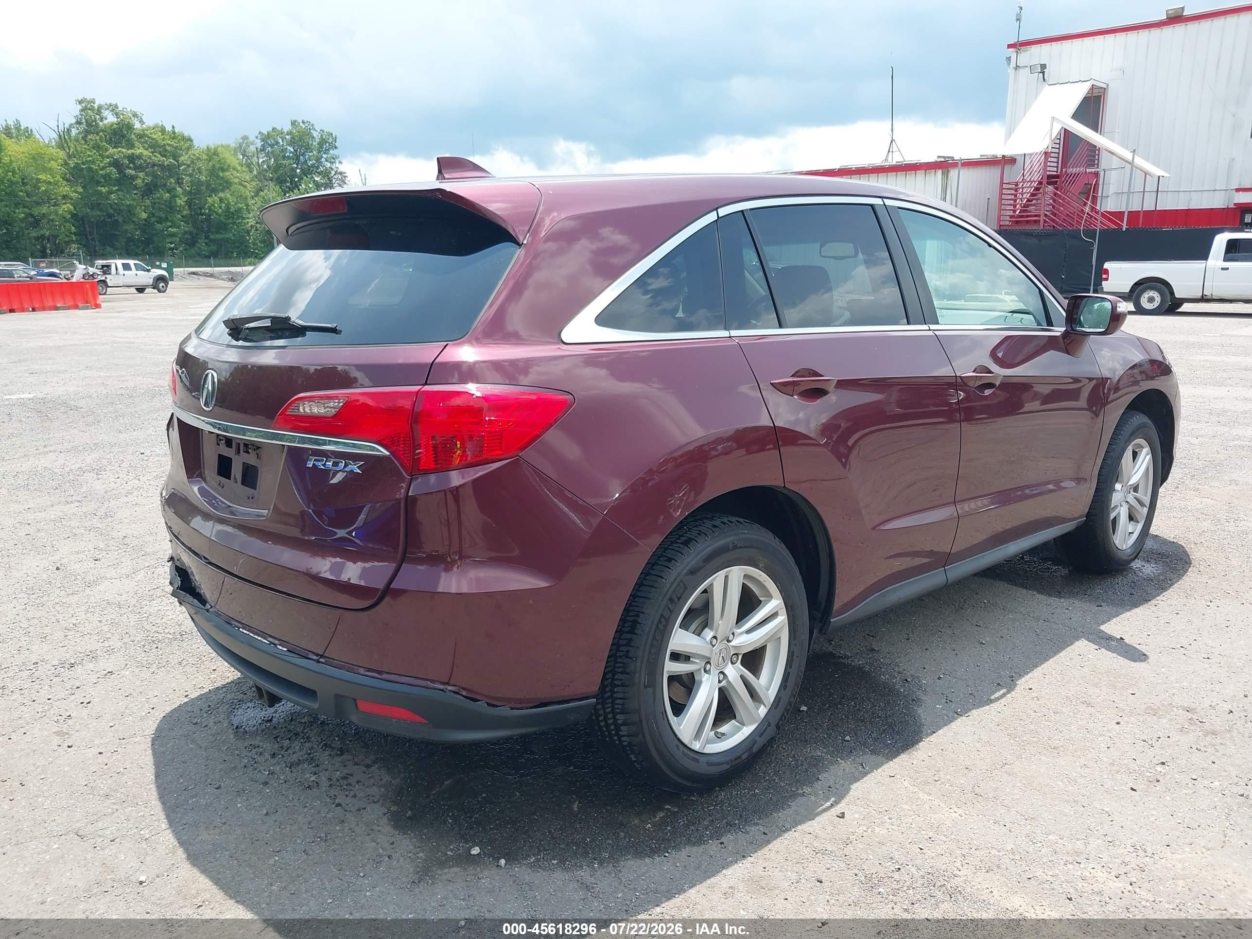 2014 Acura Rdx   Бордовый vin: 5J8TB3H52EL007225