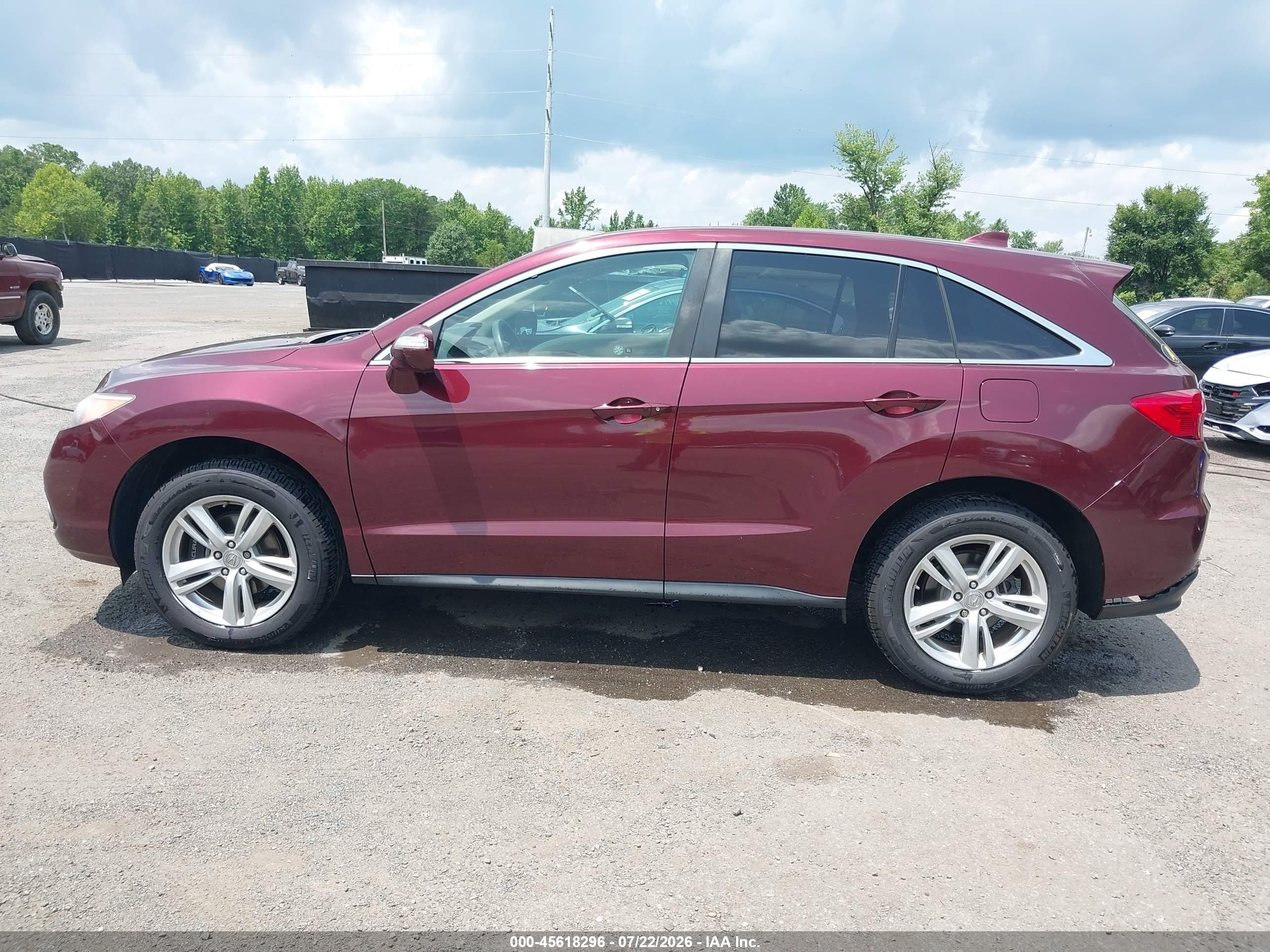 2014 Acura Rdx   Бордовый vin: 5J8TB3H52EL007225