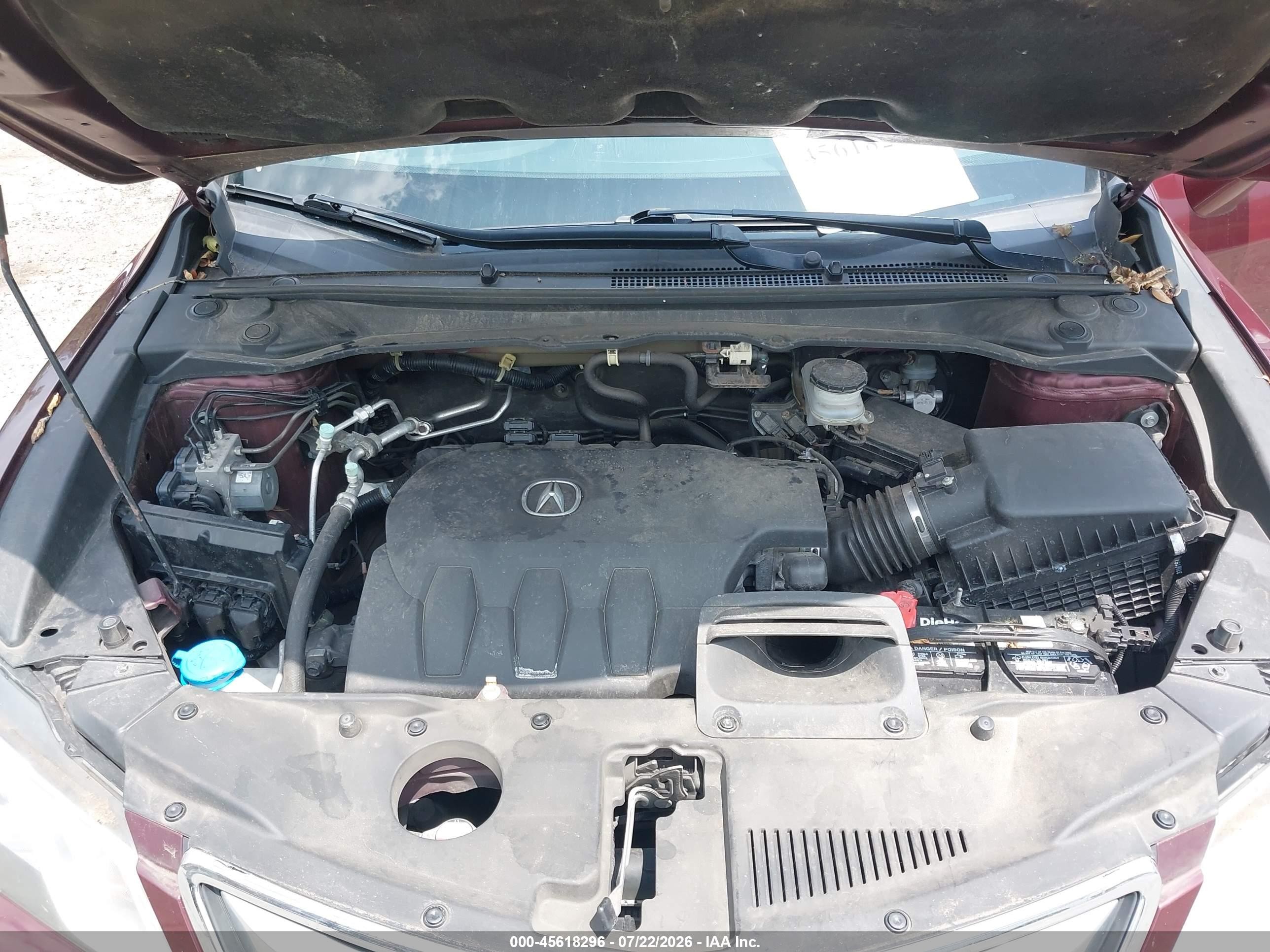 2014 Acura Rdx   Бордовый vin: 5J8TB3H52EL007225