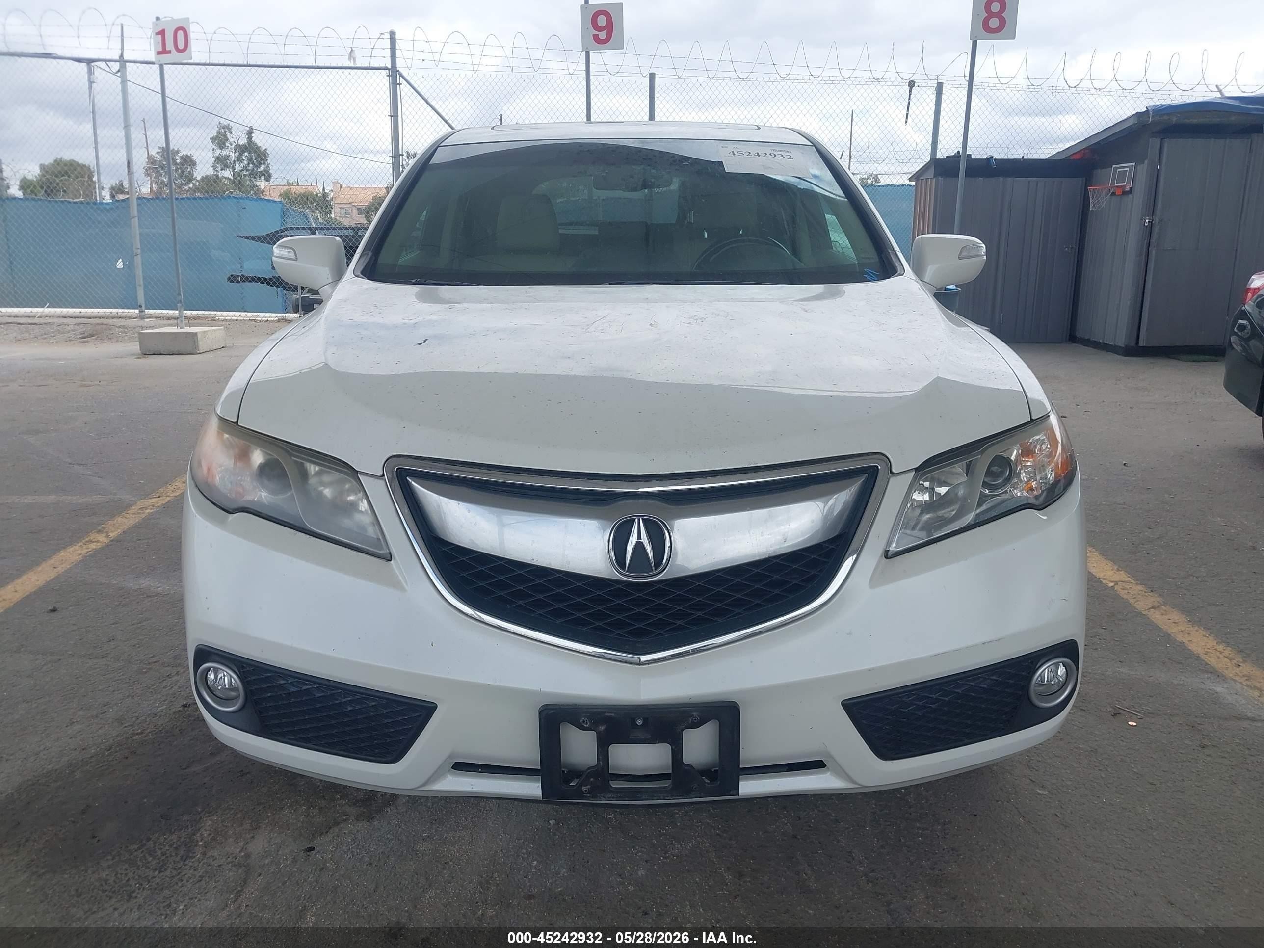 2013 Acura Rdx   Белый vin: 5J8TB3H53DL018992