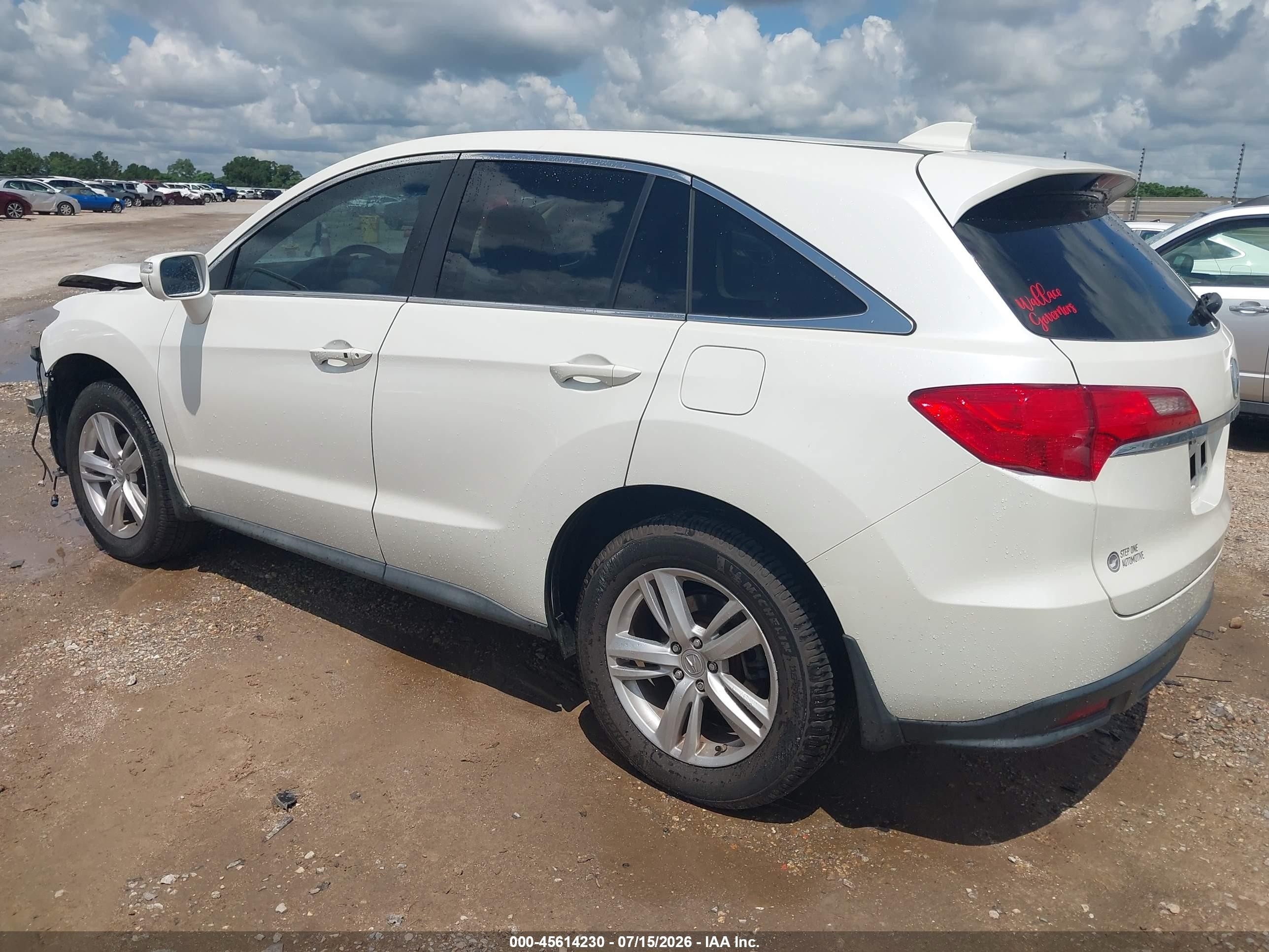 2014 Acura Rdx   Белый vin: 5J8TB3H53EL010442