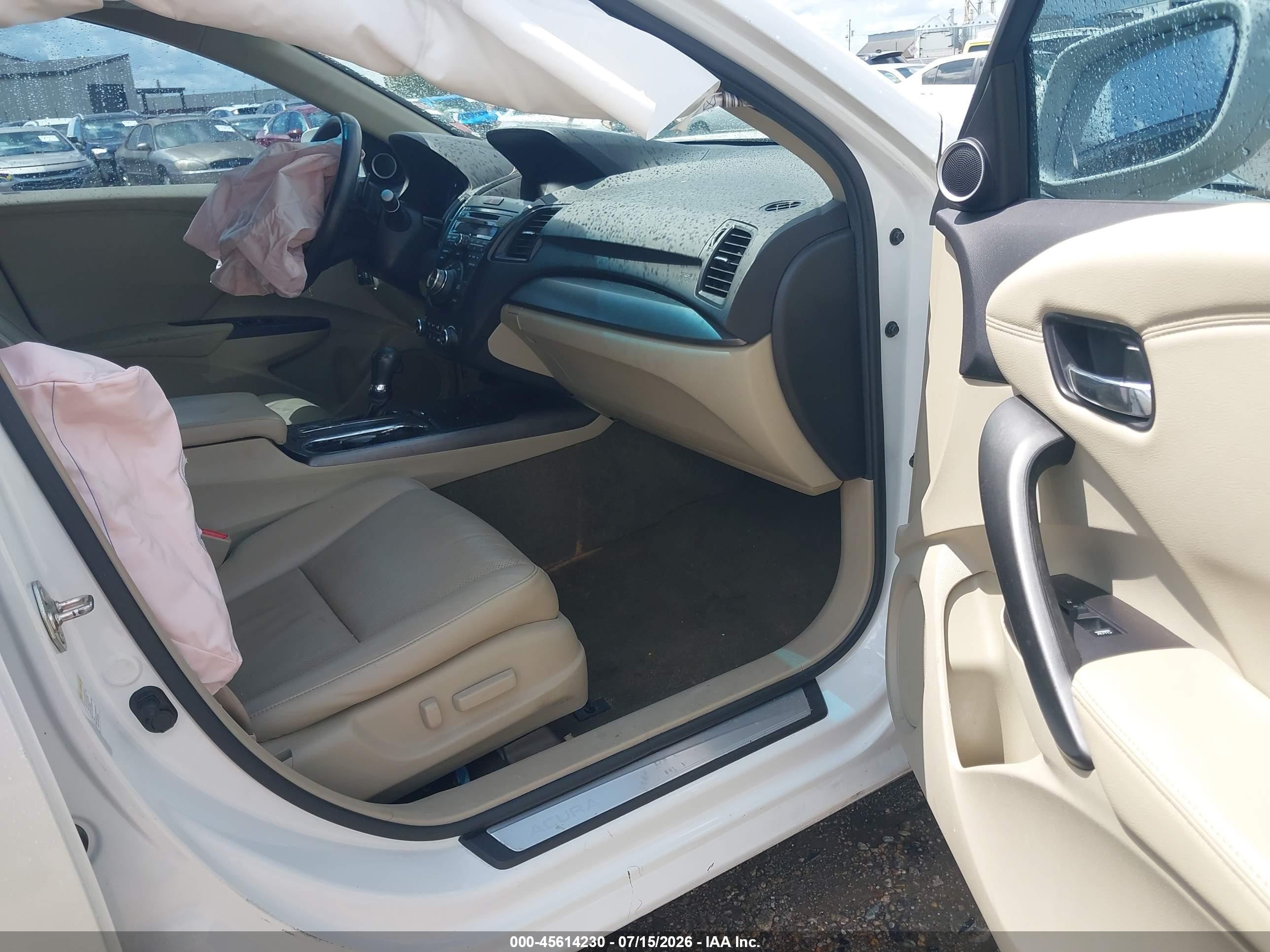 2014 Acura Rdx   Белый vin: 5J8TB3H53EL010442