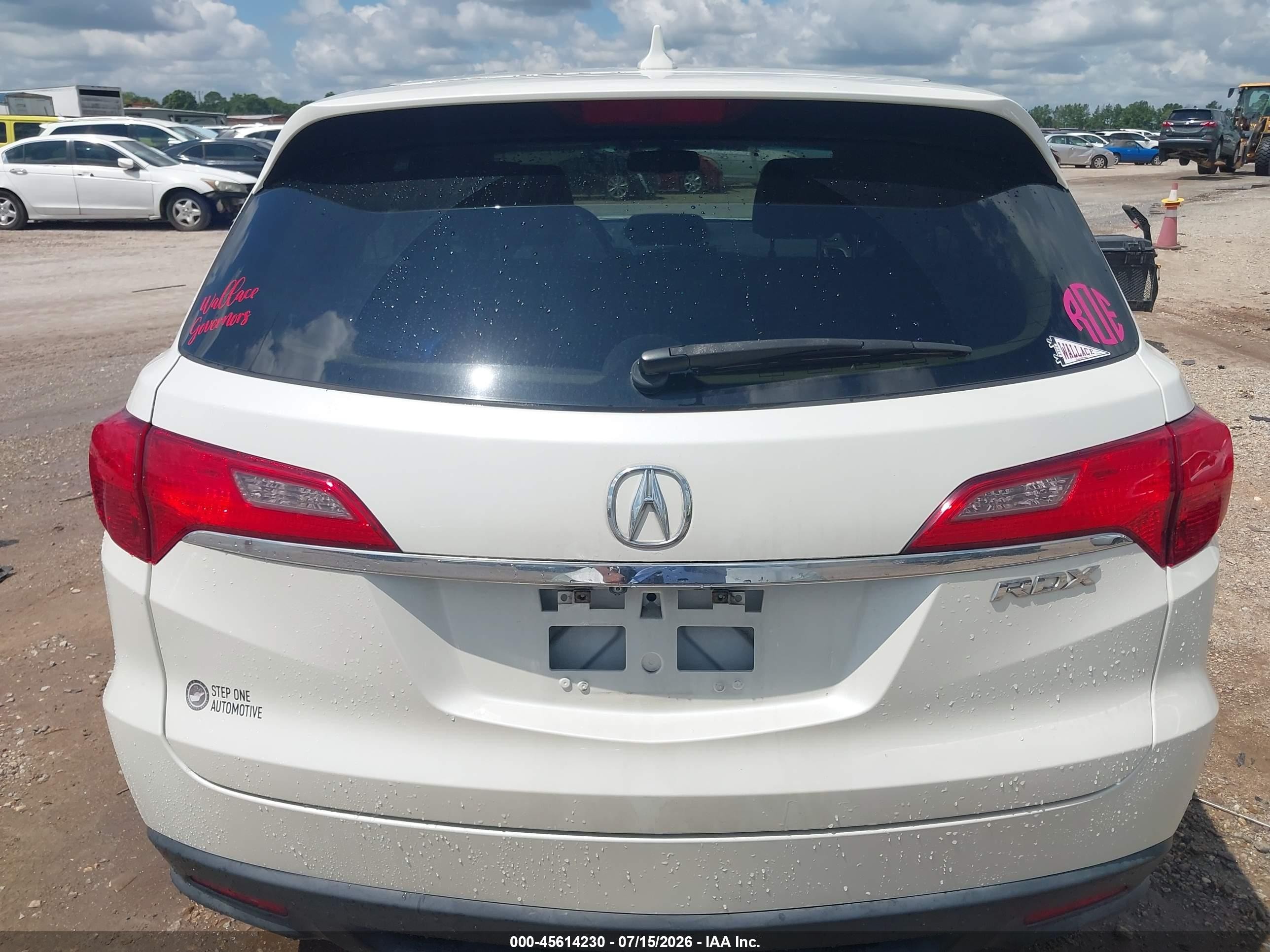2014 Acura Rdx   Белый vin: 5J8TB3H53EL010442