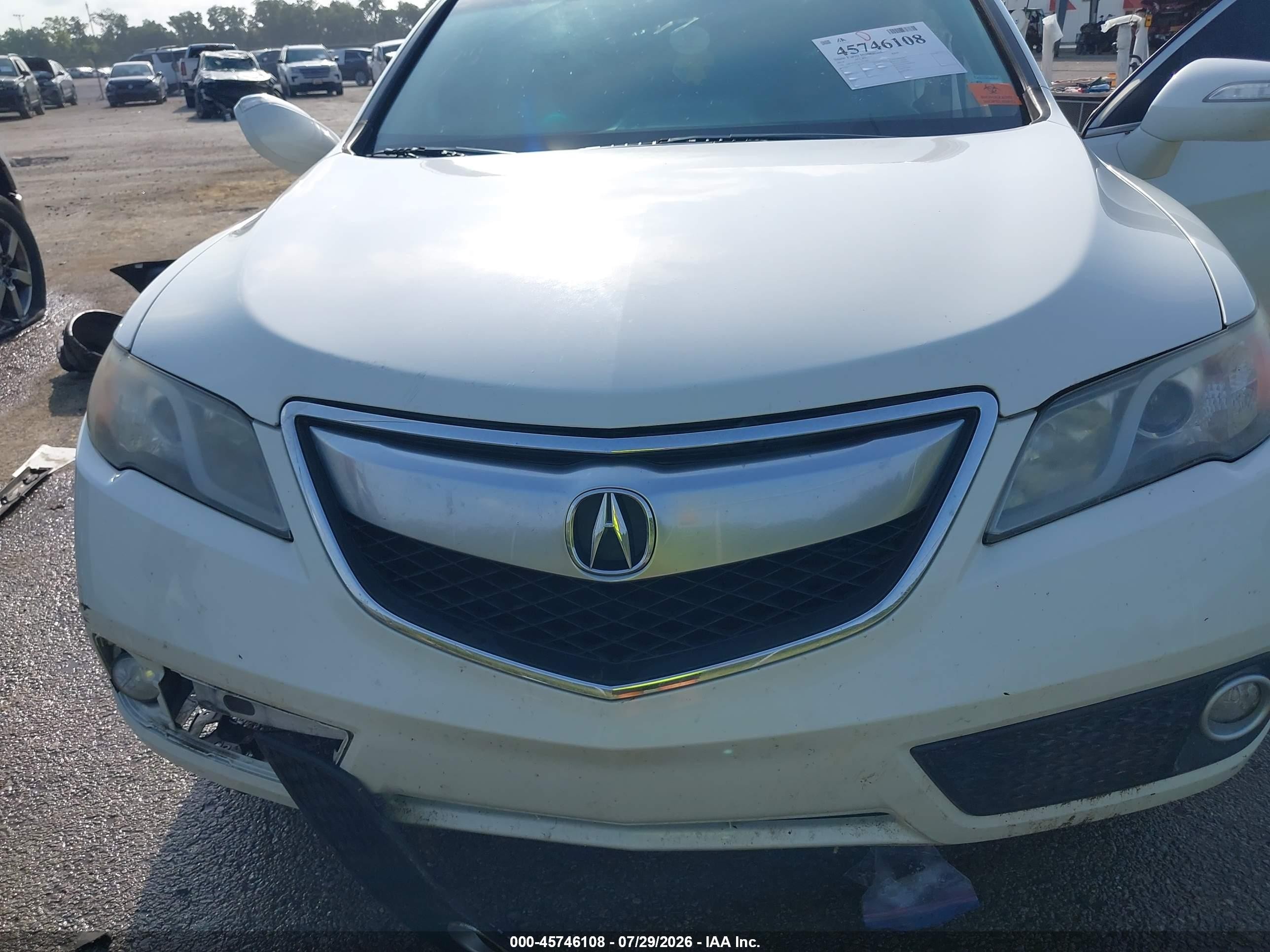 2014 Acura Rdx Белый vin: 5J8TB3H53EL015091