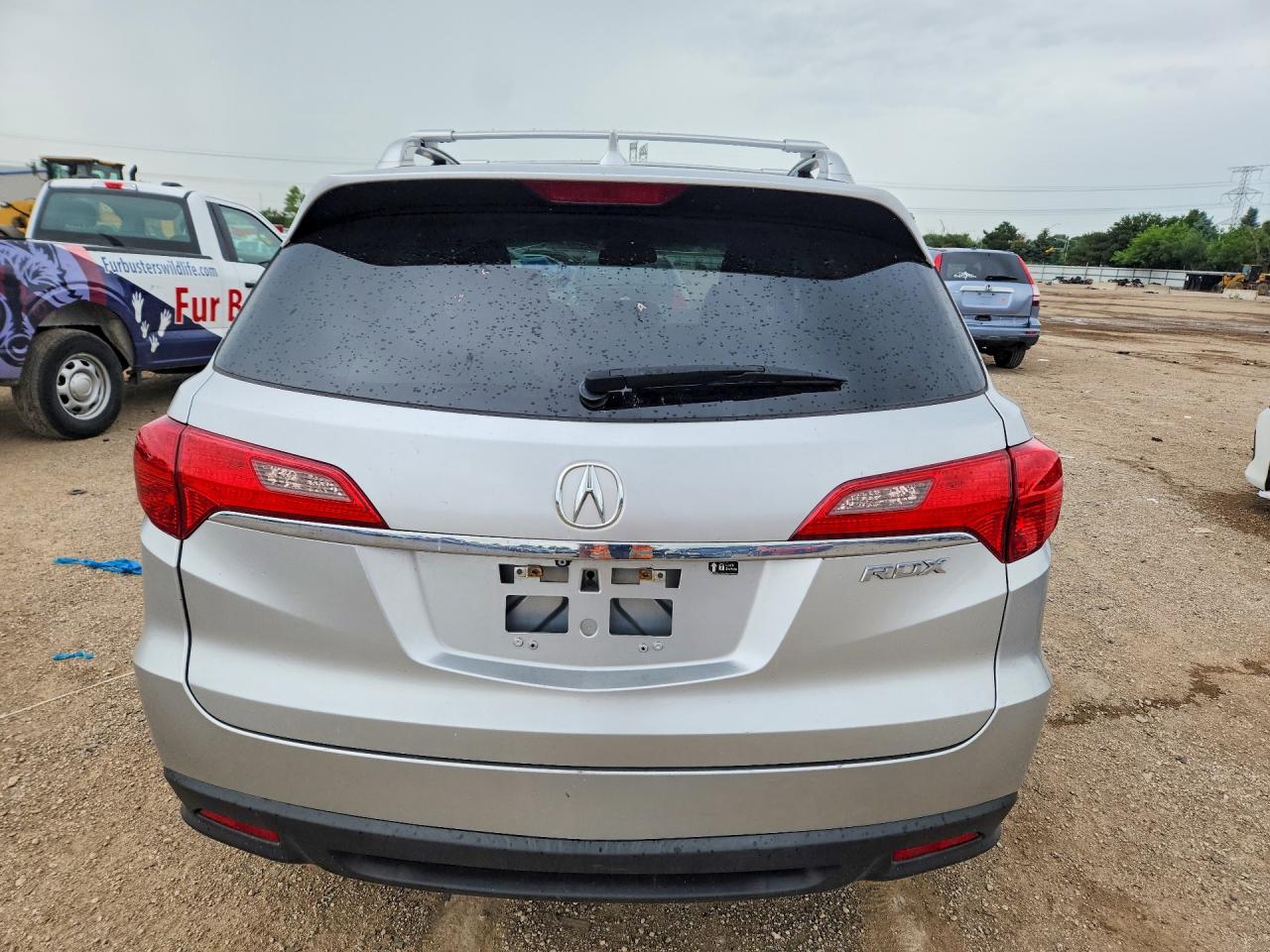2014 Acura Rdx Technology Silver vin: 5J8TB3H53EL015317