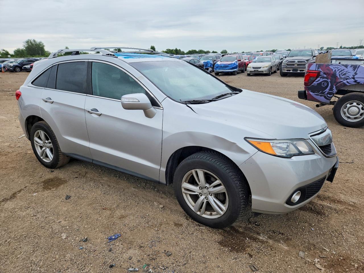 2014 Acura Rdx Technology Silver vin: 5J8TB3H53EL015317