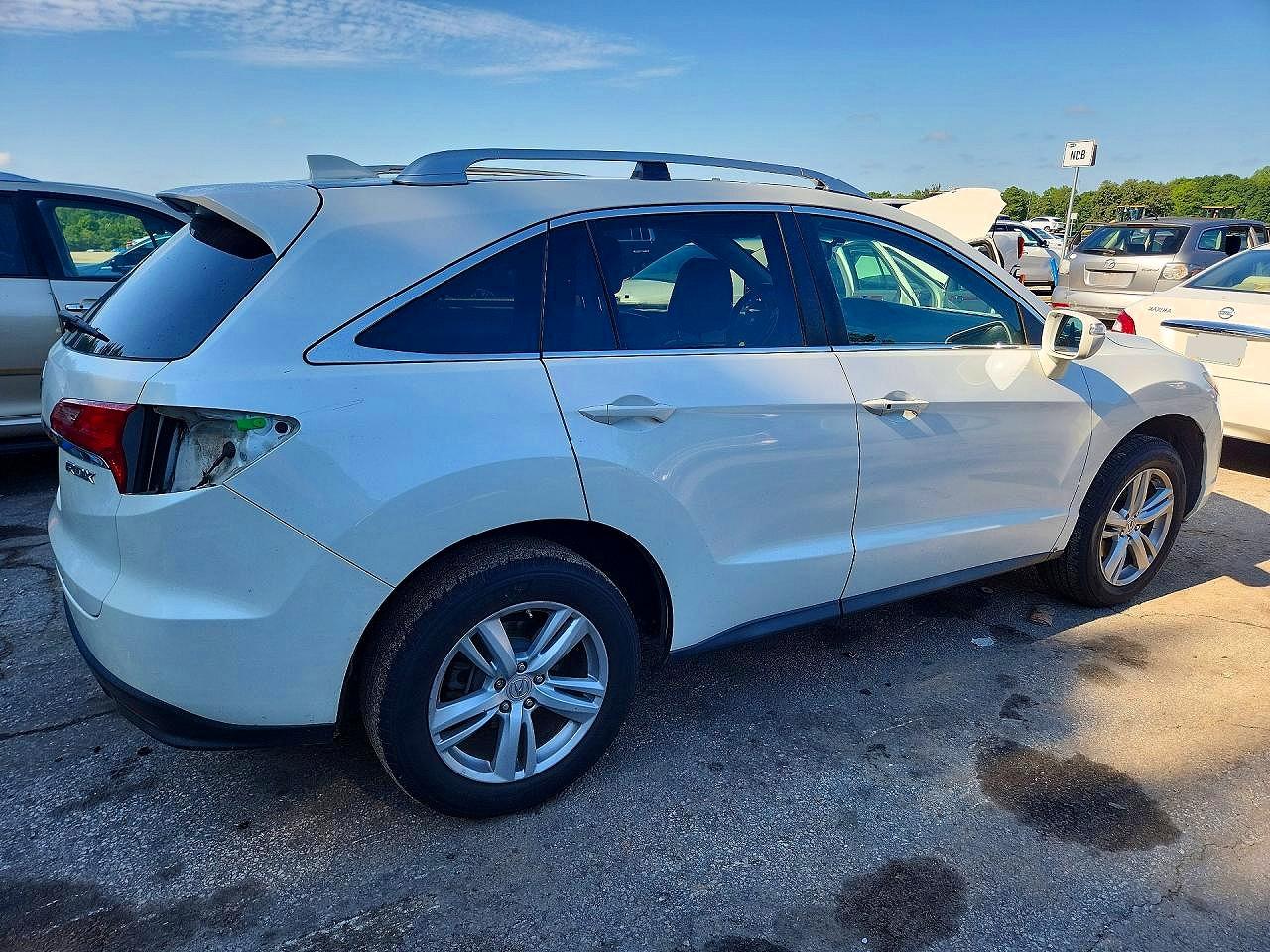 2014 Acura Rdx Technology White vin: 5J8TB3H53EL015995