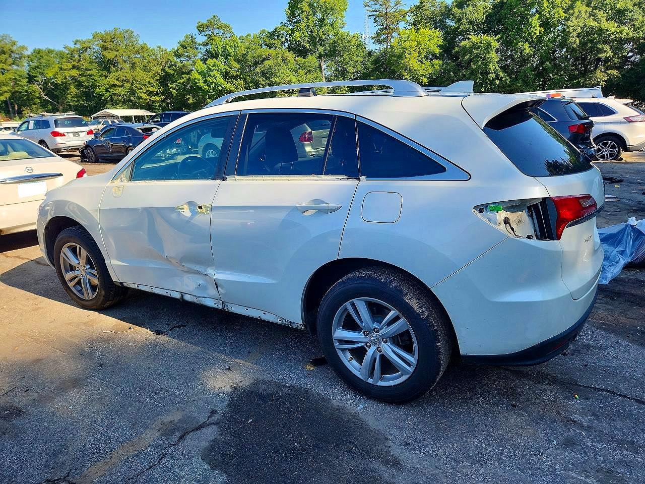 2014 Acura Rdx Technology White vin: 5J8TB3H53EL015995