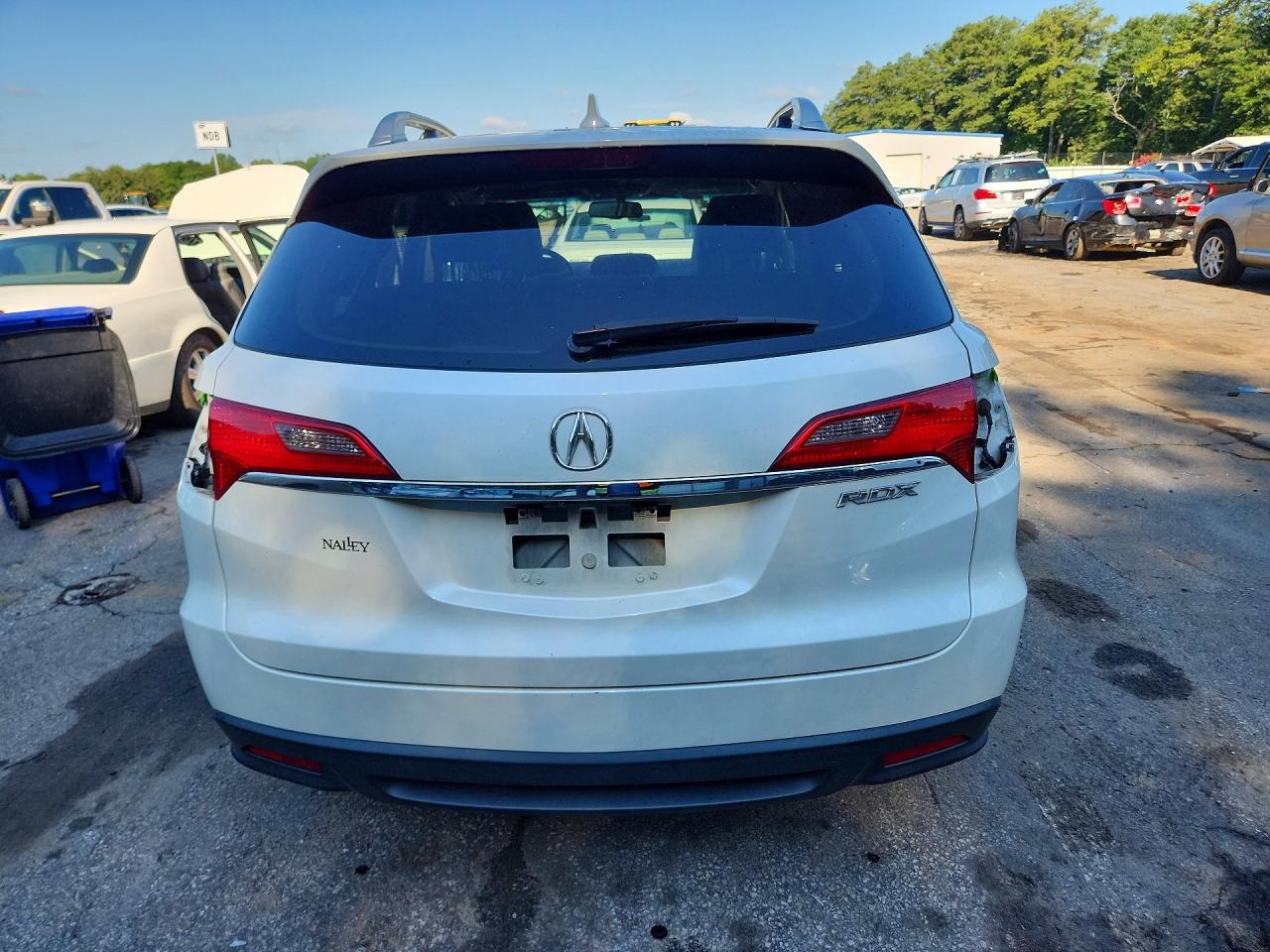 2014 Acura Rdx Technology White vin: 5J8TB3H53EL015995