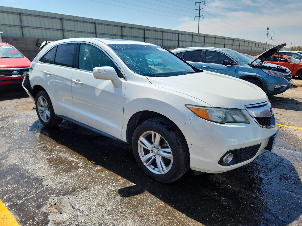2015 Acura Rdx Technology White vin: 5J8TB3H53FL004688