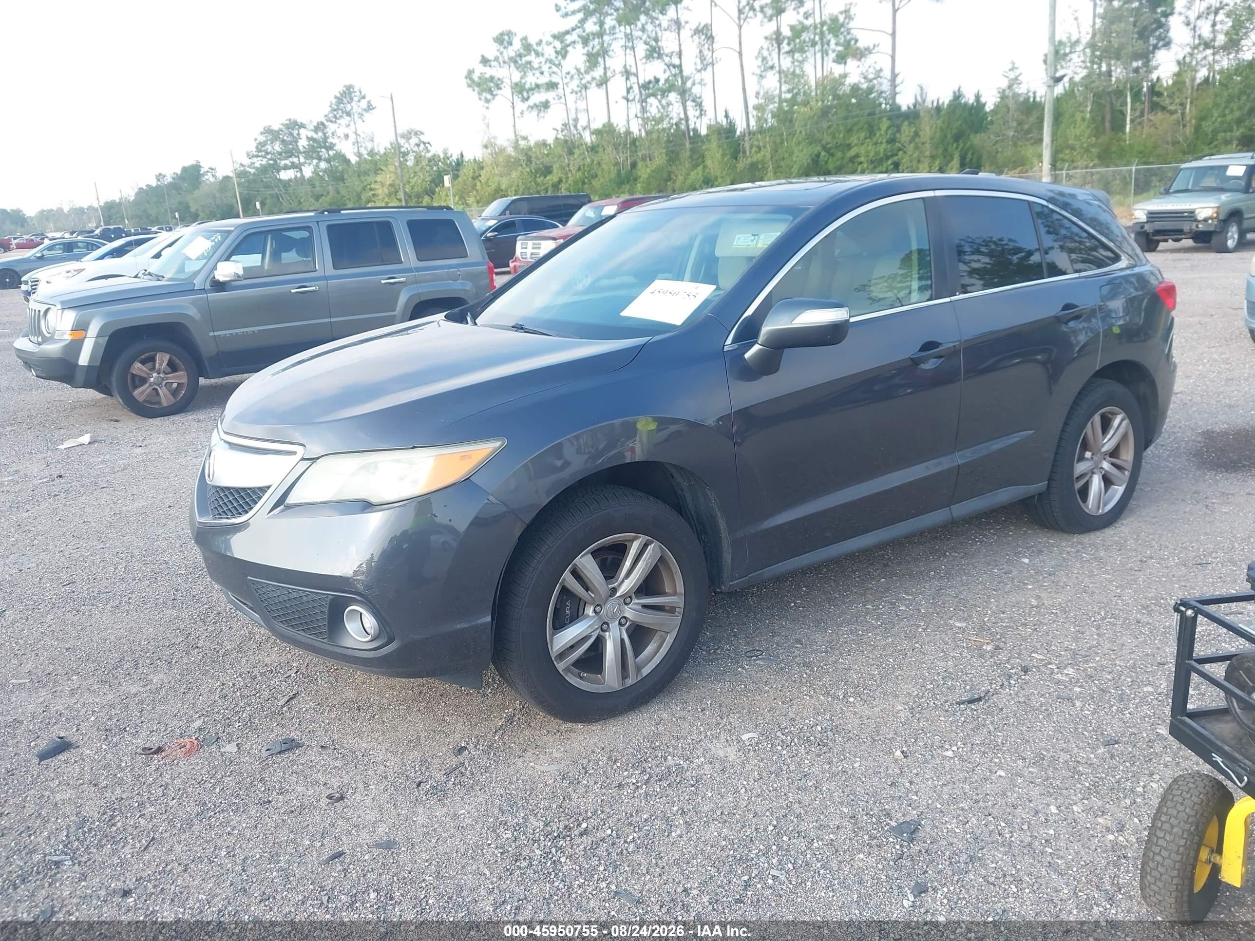 2013 Acura Rdx   Gray vin: 5J8TB3H54DL005054