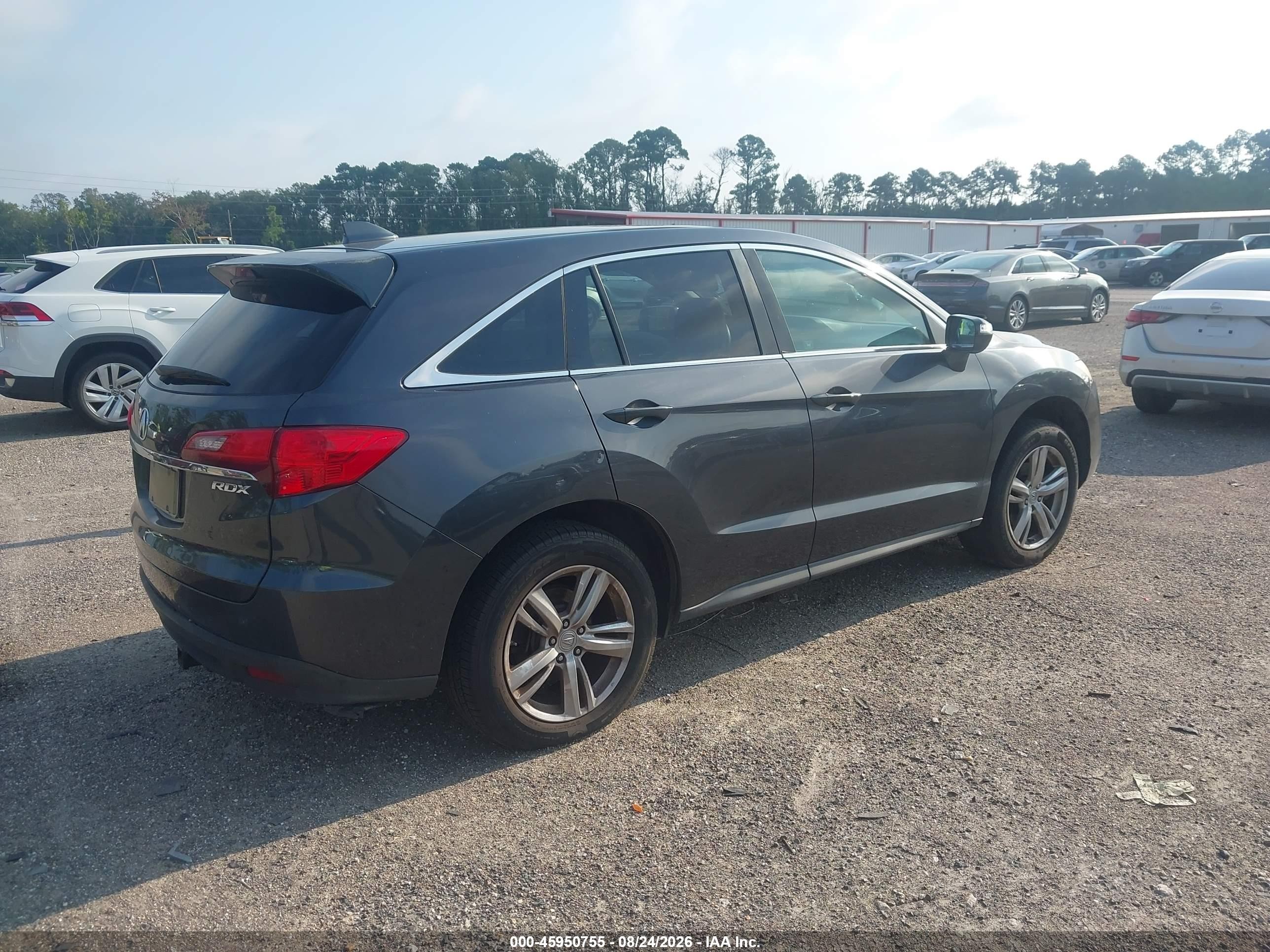 2013 Acura Rdx   Gray vin: 5J8TB3H54DL005054
