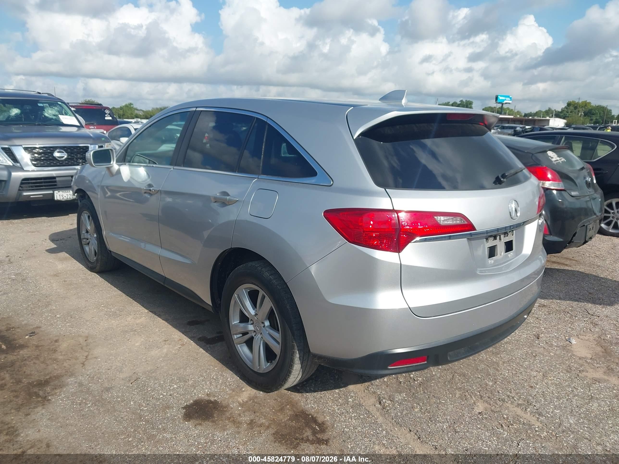 2014 Acura Rdx   Silver vin: 5J8TB3H54EL005475