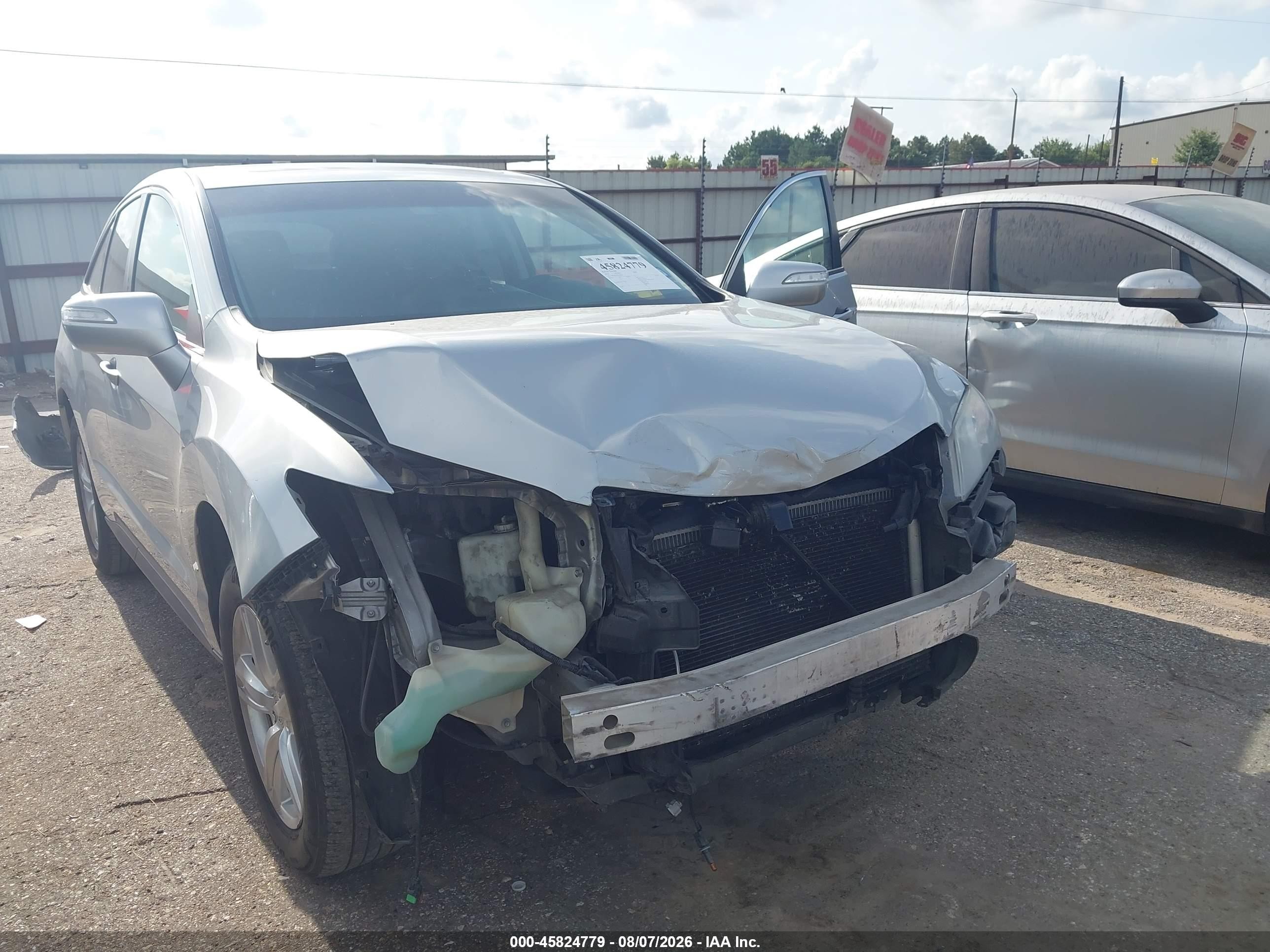 2014 Acura Rdx   Silver vin: 5J8TB3H54EL005475