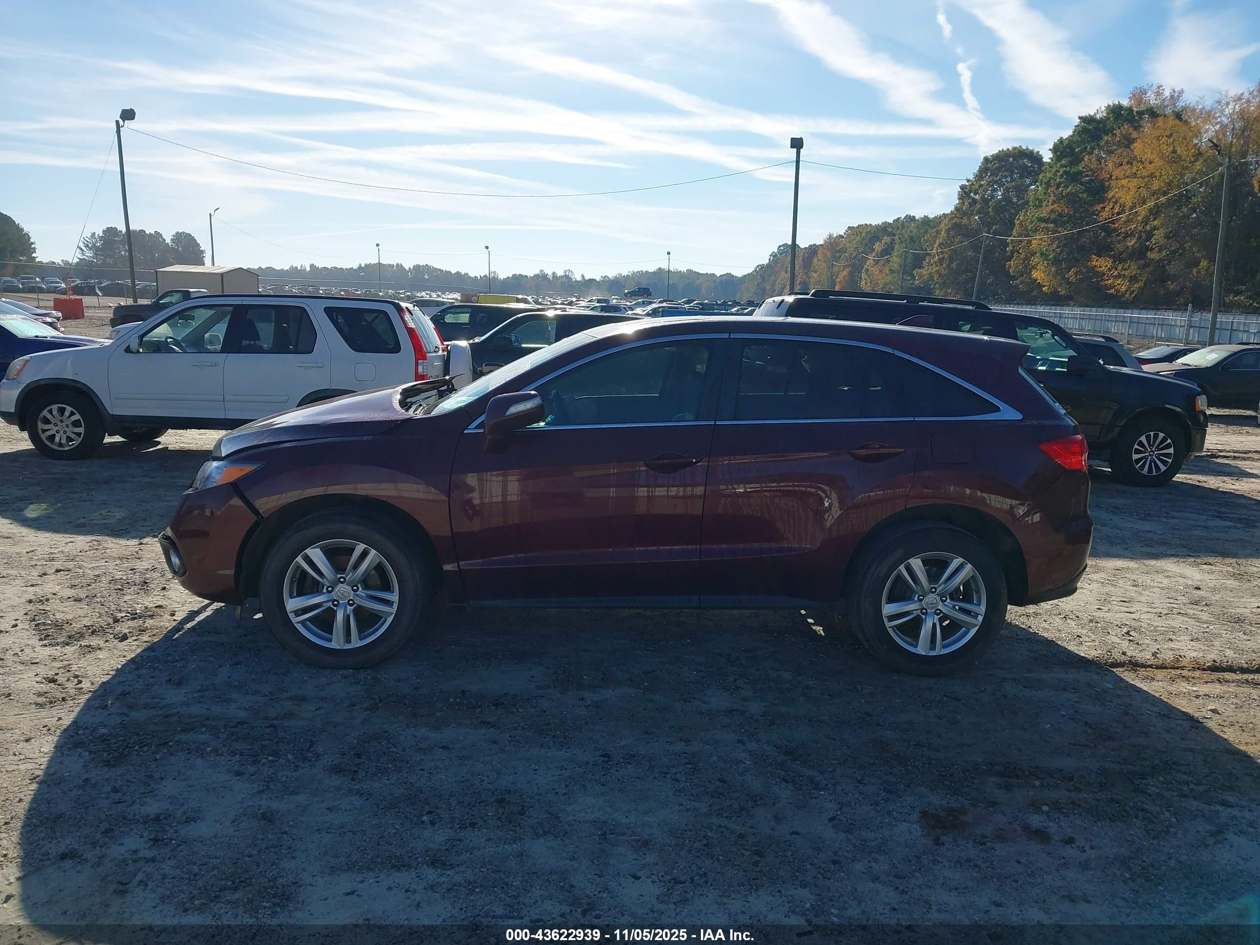 2014 Acura Rdx   Burgundy vin: 5J8TB3H54EL008232