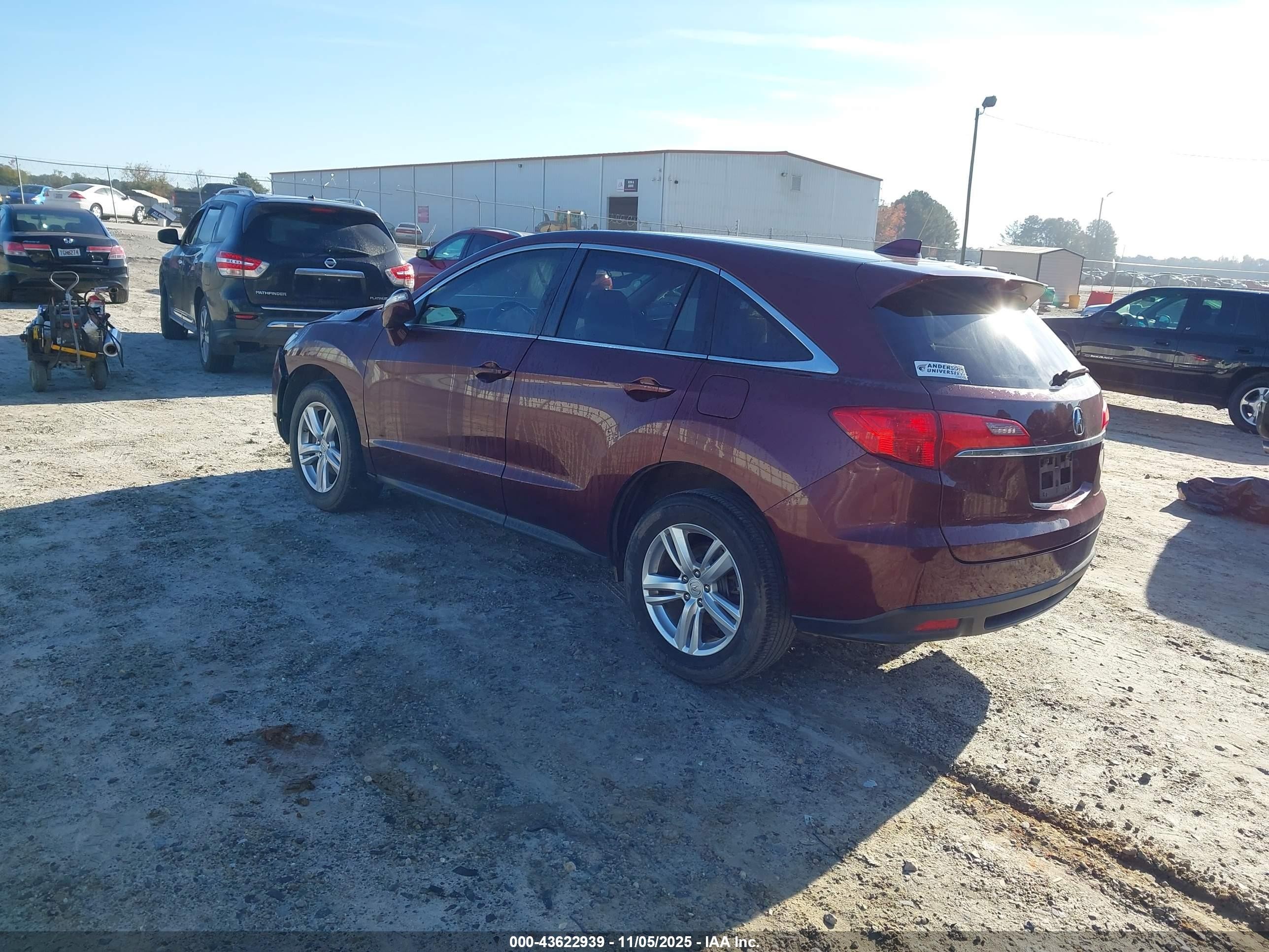 2014 Acura Rdx   Burgundy vin: 5J8TB3H54EL008232