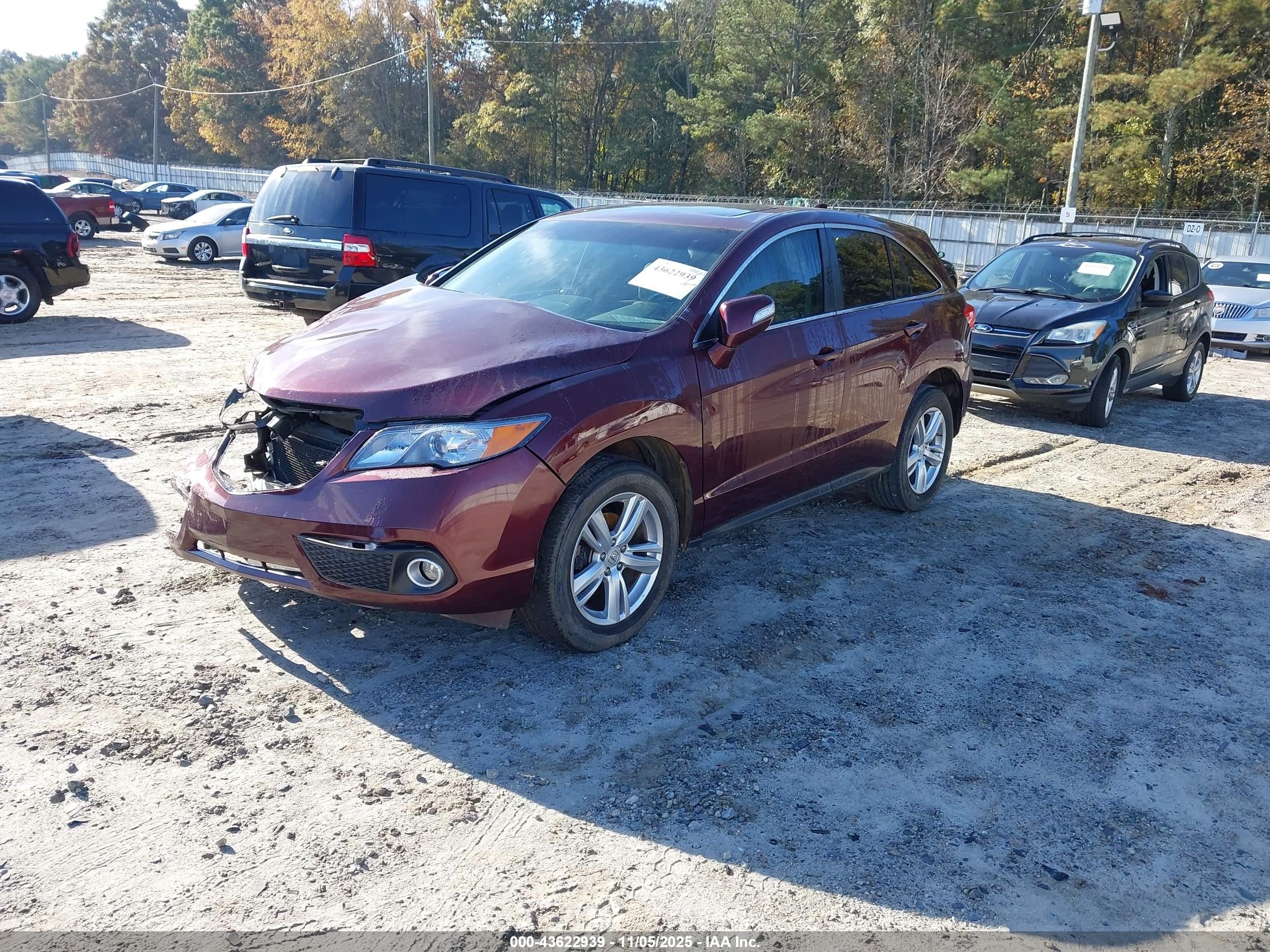 2014 Acura Rdx   Burgundy vin: 5J8TB3H54EL008232