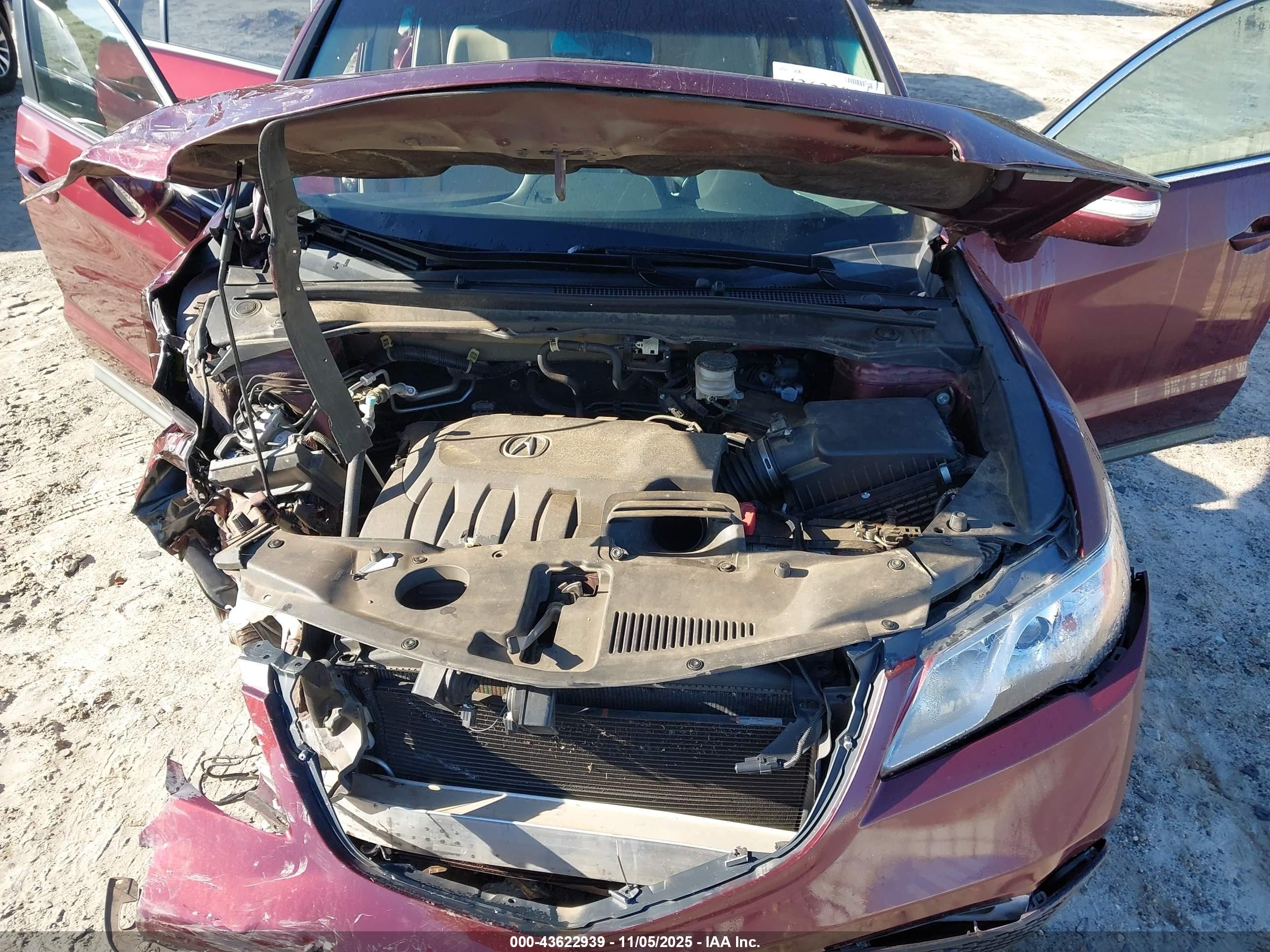 2014 Acura Rdx   Burgundy vin: 5J8TB3H54EL008232