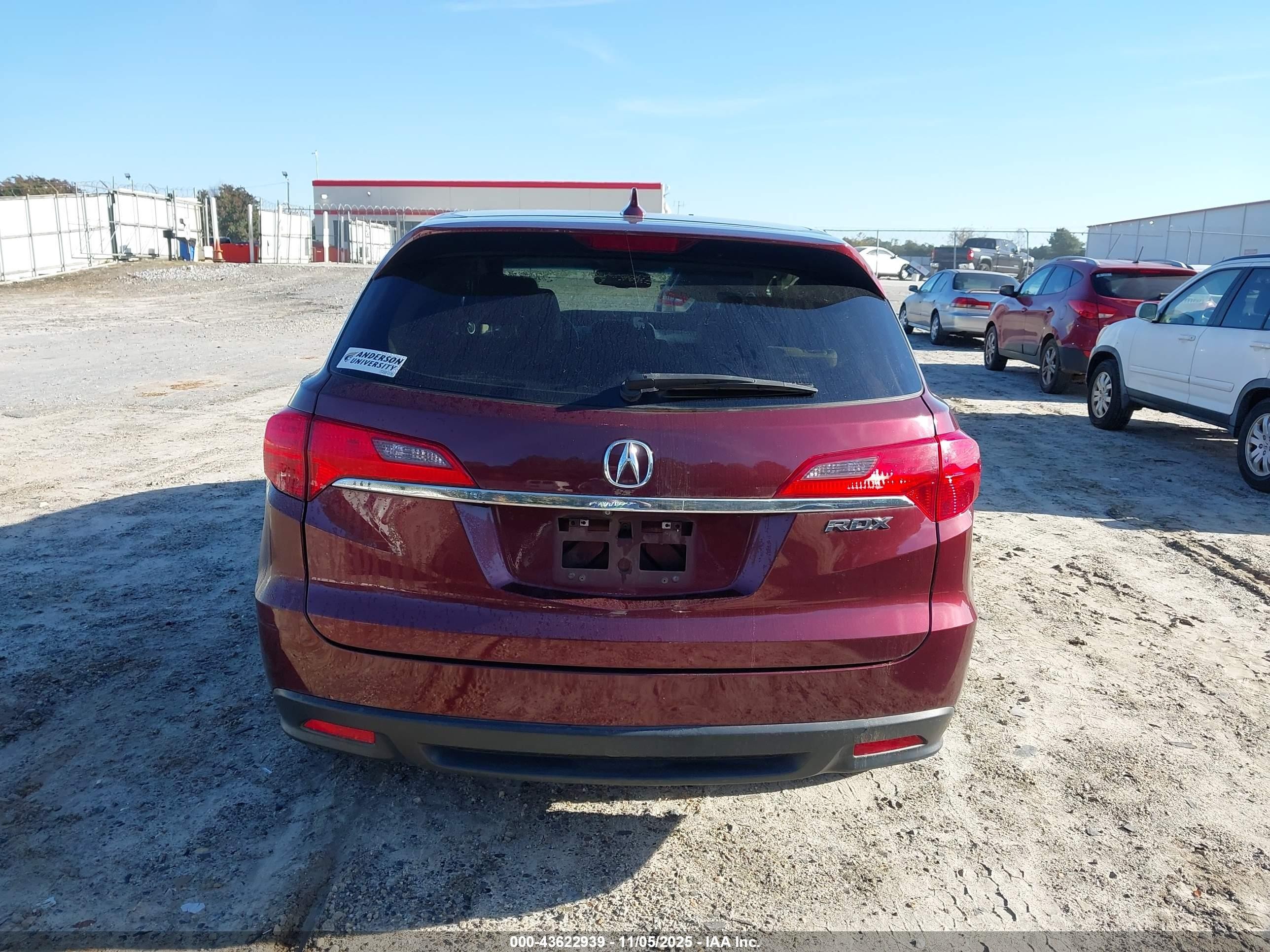 2014 Acura Rdx   Burgundy vin: 5J8TB3H54EL008232