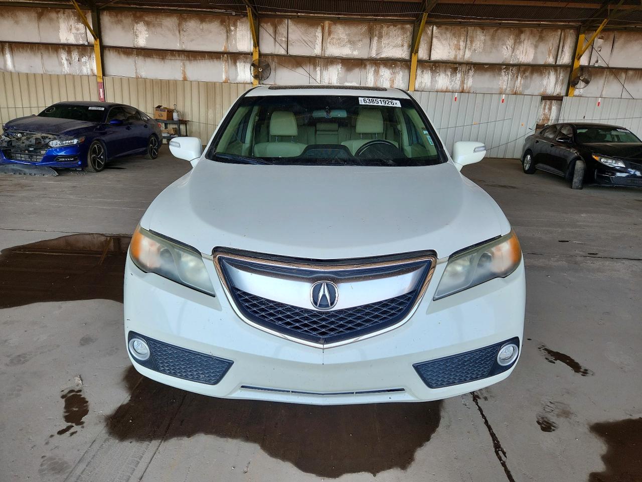 2013 Acura Rdx White vin: 5J8TB3H55DL004091