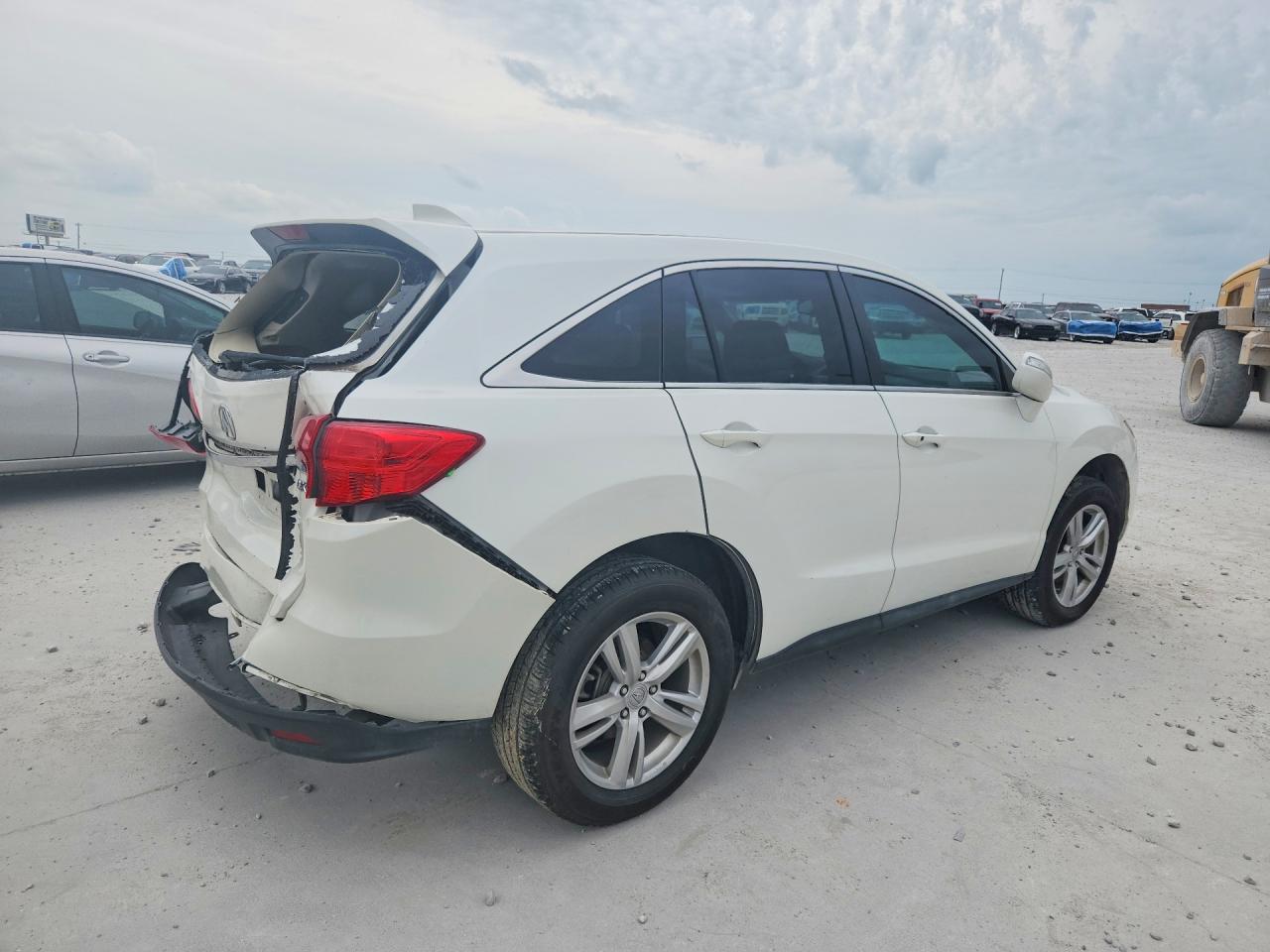 2014 Acura Rdx Technology White vin: 5J8TB3H55EL014623