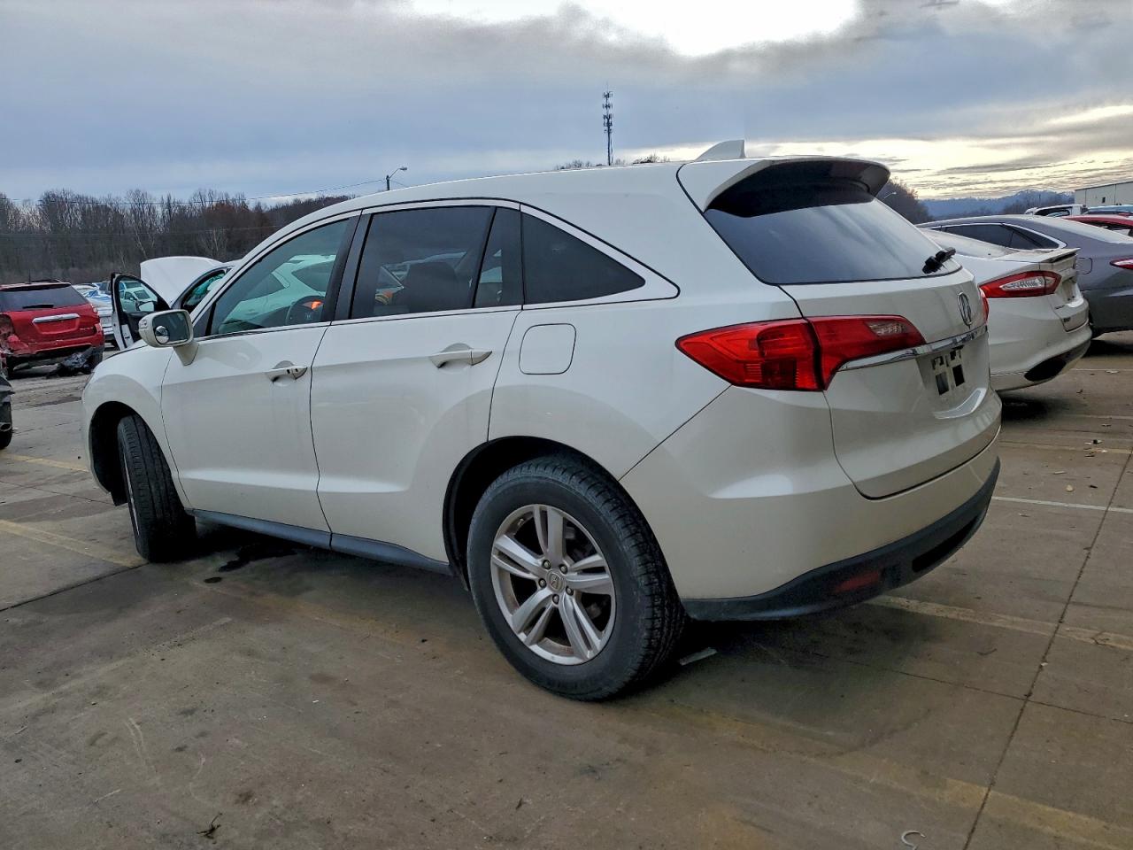2013 Acura Rdx Technology White vin: 5J8TB3H56DL010756