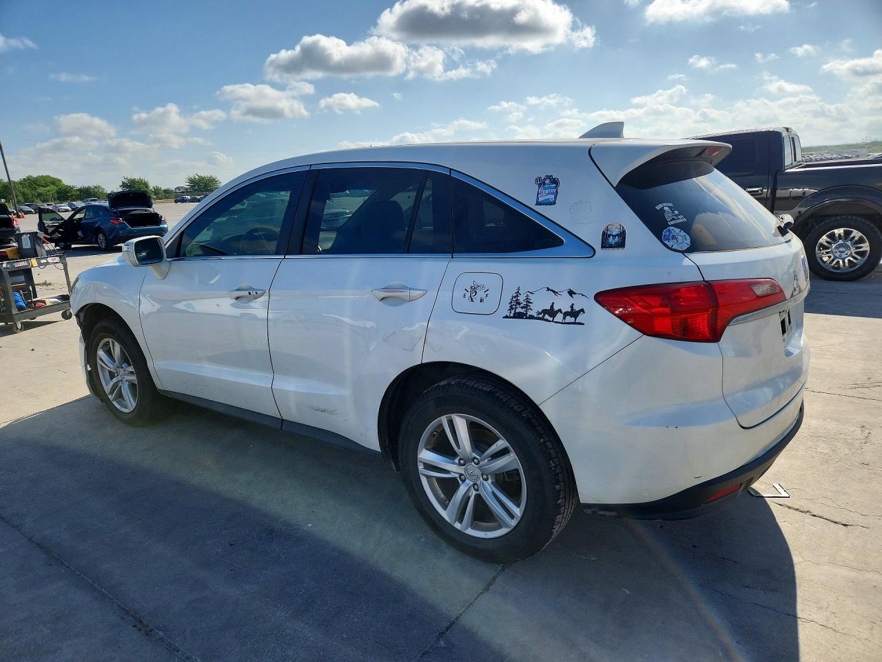 2013 Acura Rdx Technology White vin: 5J8TB3H56DL013494