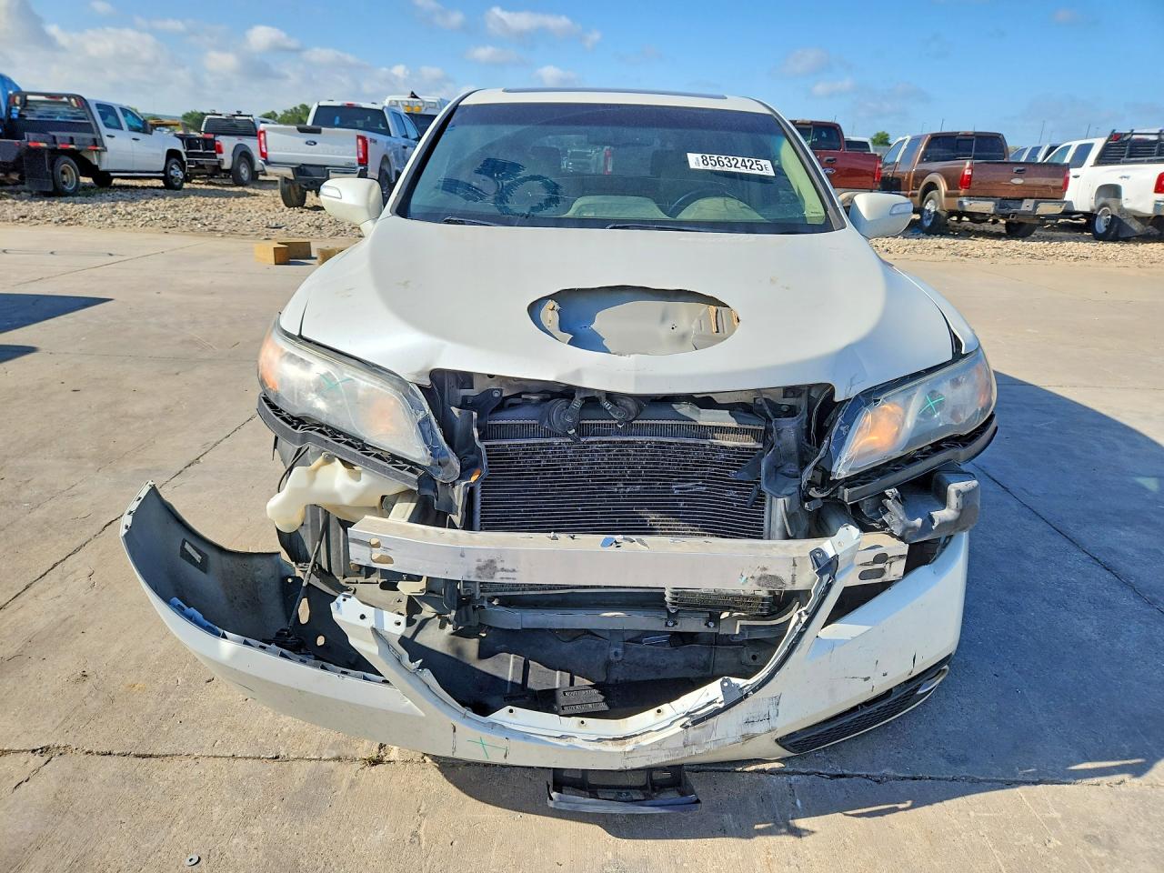 2013 Acura Rdx Technology White vin: 5J8TB3H56DL013494