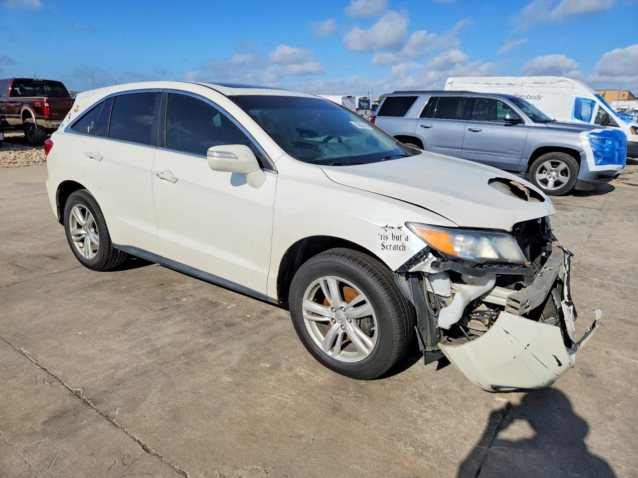 2013 Acura Rdx Technology White vin: 5J8TB3H56DL013494