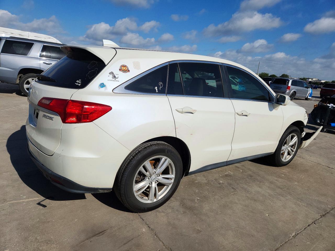 2013 Acura Rdx Technology White vin: 5J8TB3H56DL013494