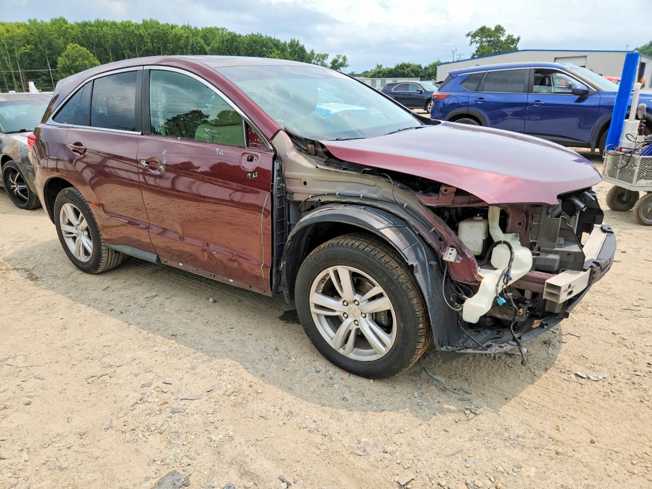 2013 Acura Rdx Technology Burgundy vin: 5J8TB3H56DL019070
