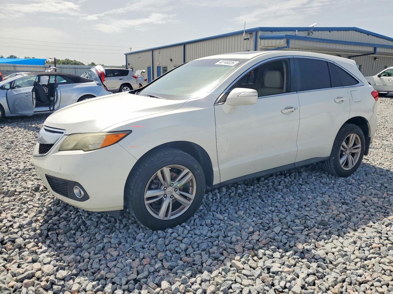 2014 Acura Rdx Technology White vin: 5J8TB3H56EL011066