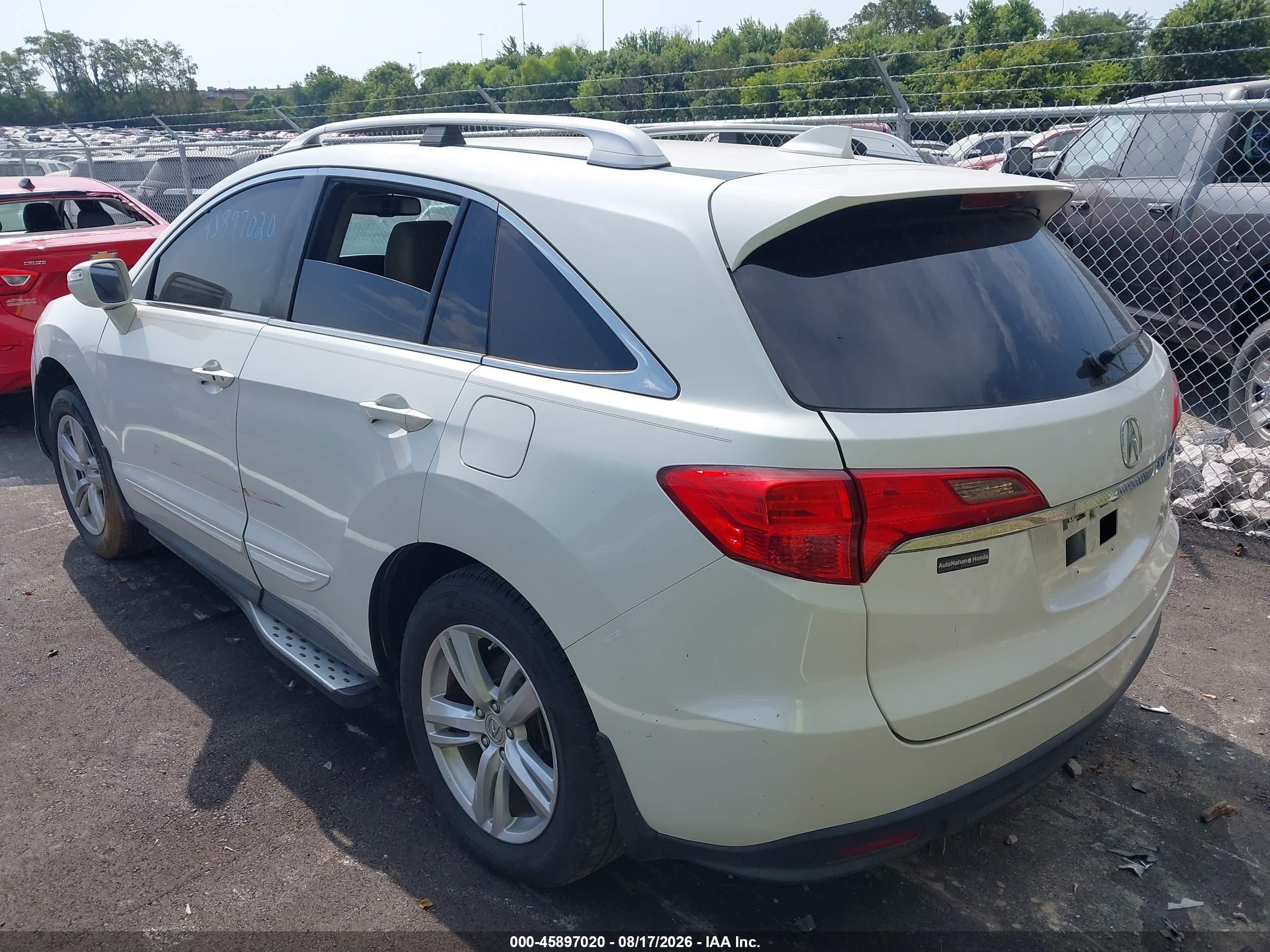 2013 Acura Rdx   Белый vin: 5J8TB3H57DL009065