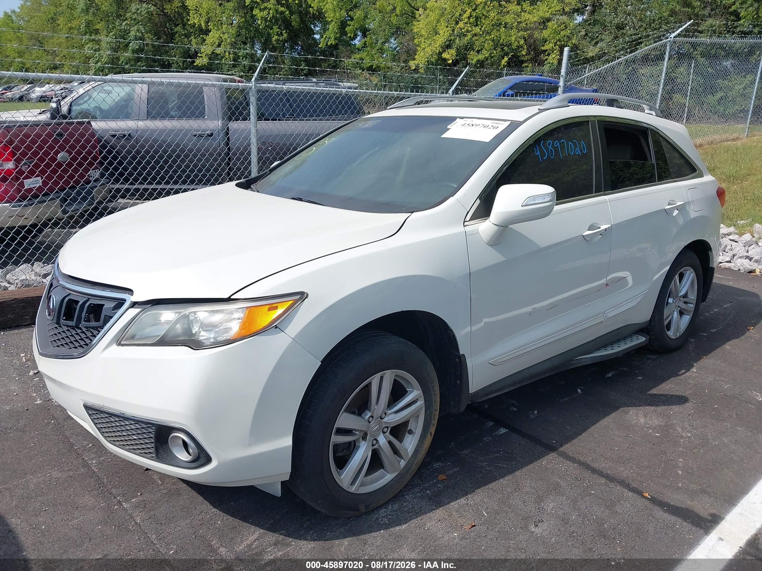 2013 Acura Rdx   Белый vin: 5J8TB3H57DL009065