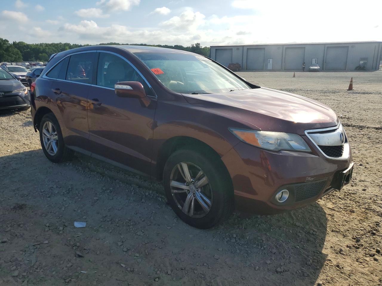2013 Acura Rdx Technology Red vin: 5J8TB3H57DL018087