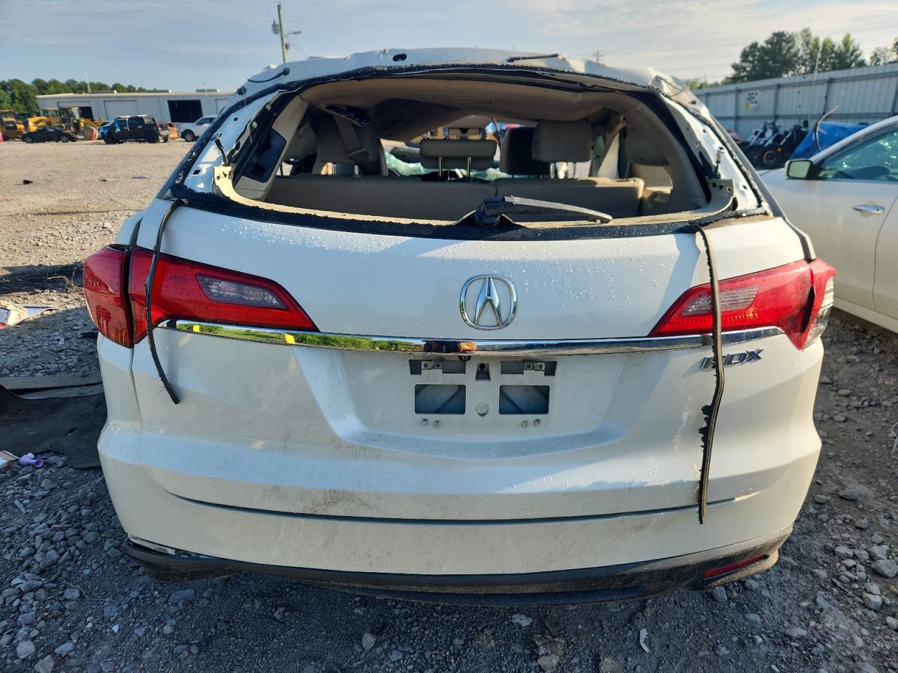 2014 Acura Rdx Technology White vin: 5J8TB3H58EL015409