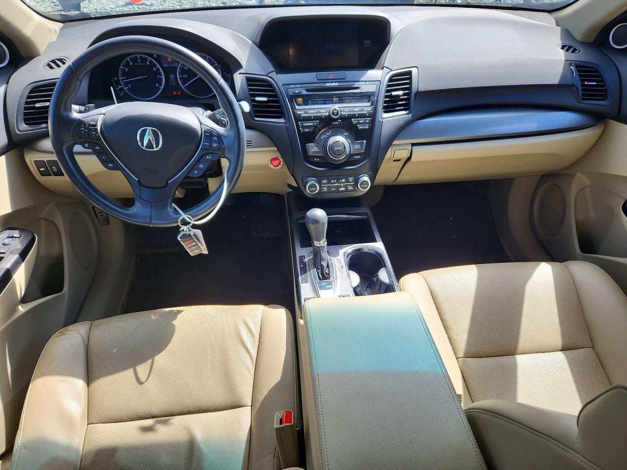 2015 Acura Rdx Technology Brown vin: 5J8TB3H58FL008784