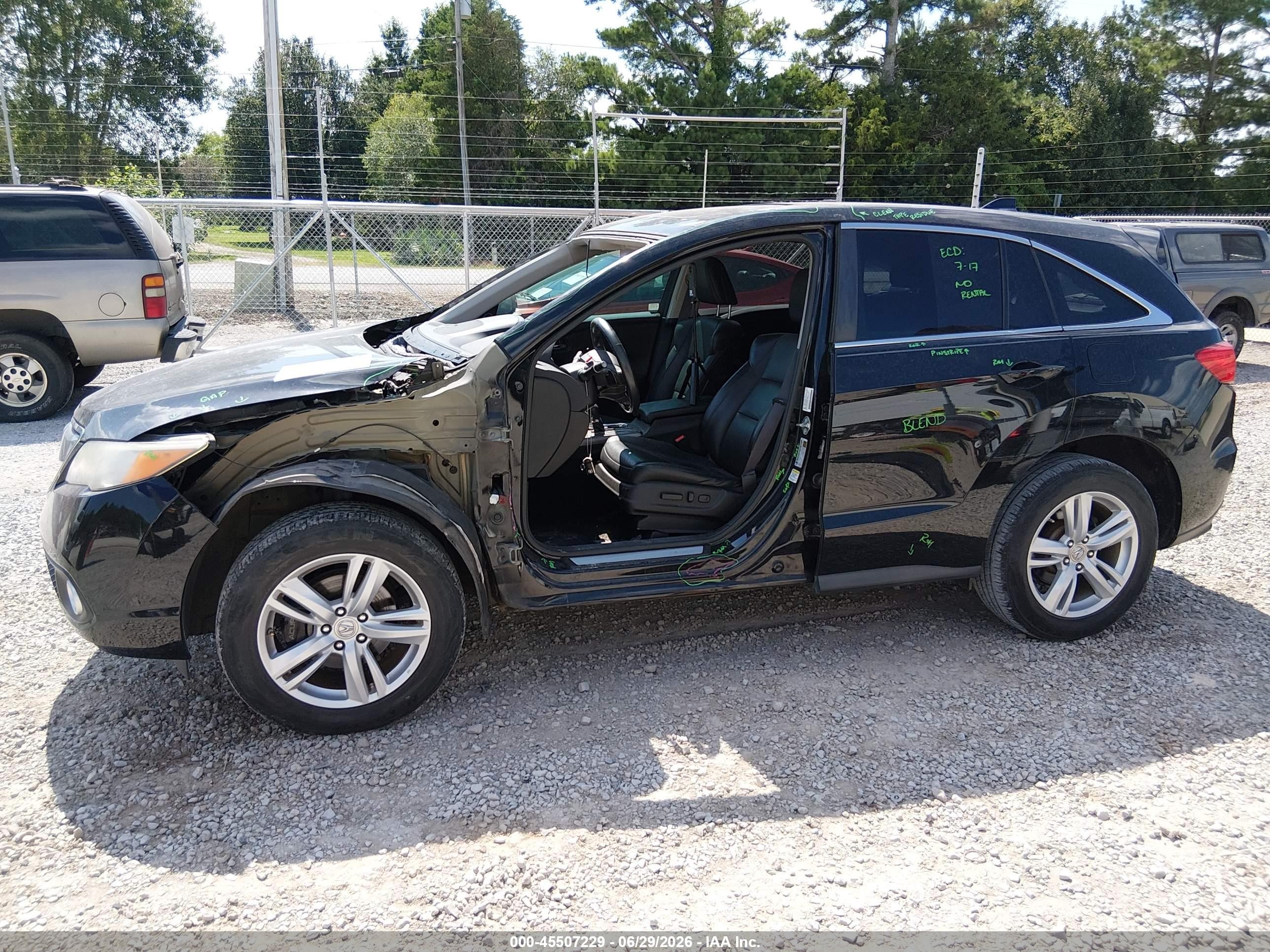 2015 Acura Rdx   Black vin: 5J8TB3H58FL010731