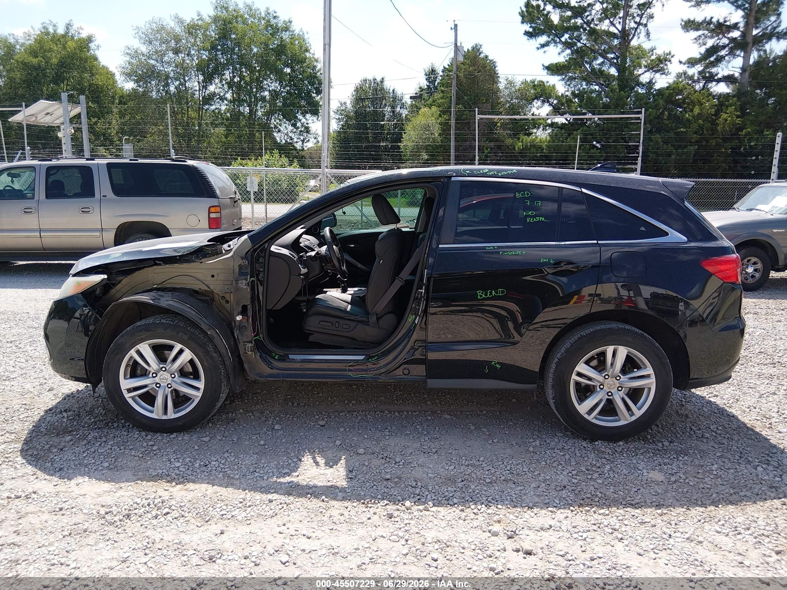 2015 Acura Rdx   Black vin: 5J8TB3H58FL010731