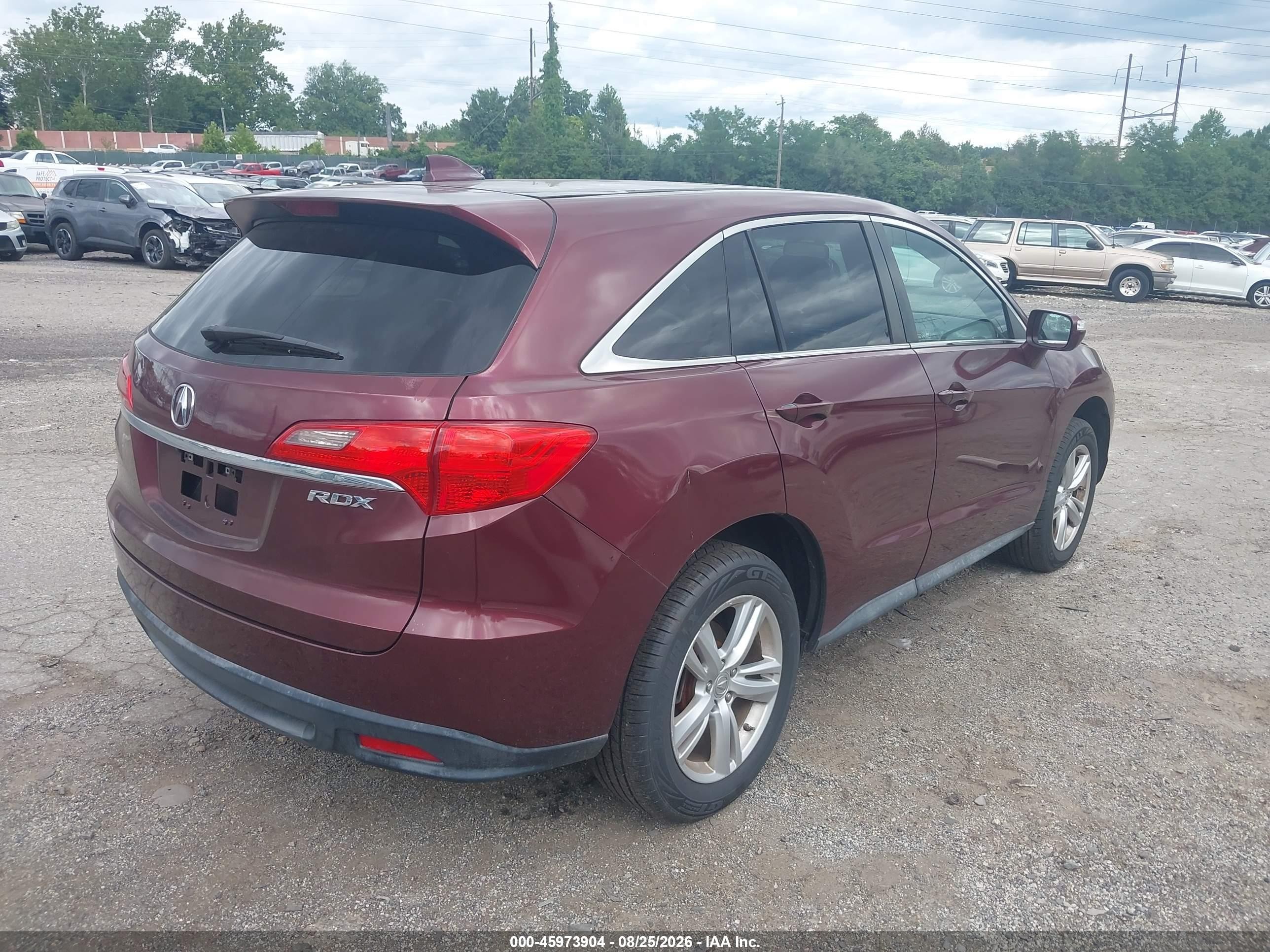 2013 Acura Rdx   Maroon vin: 5J8TB3H59DL015451