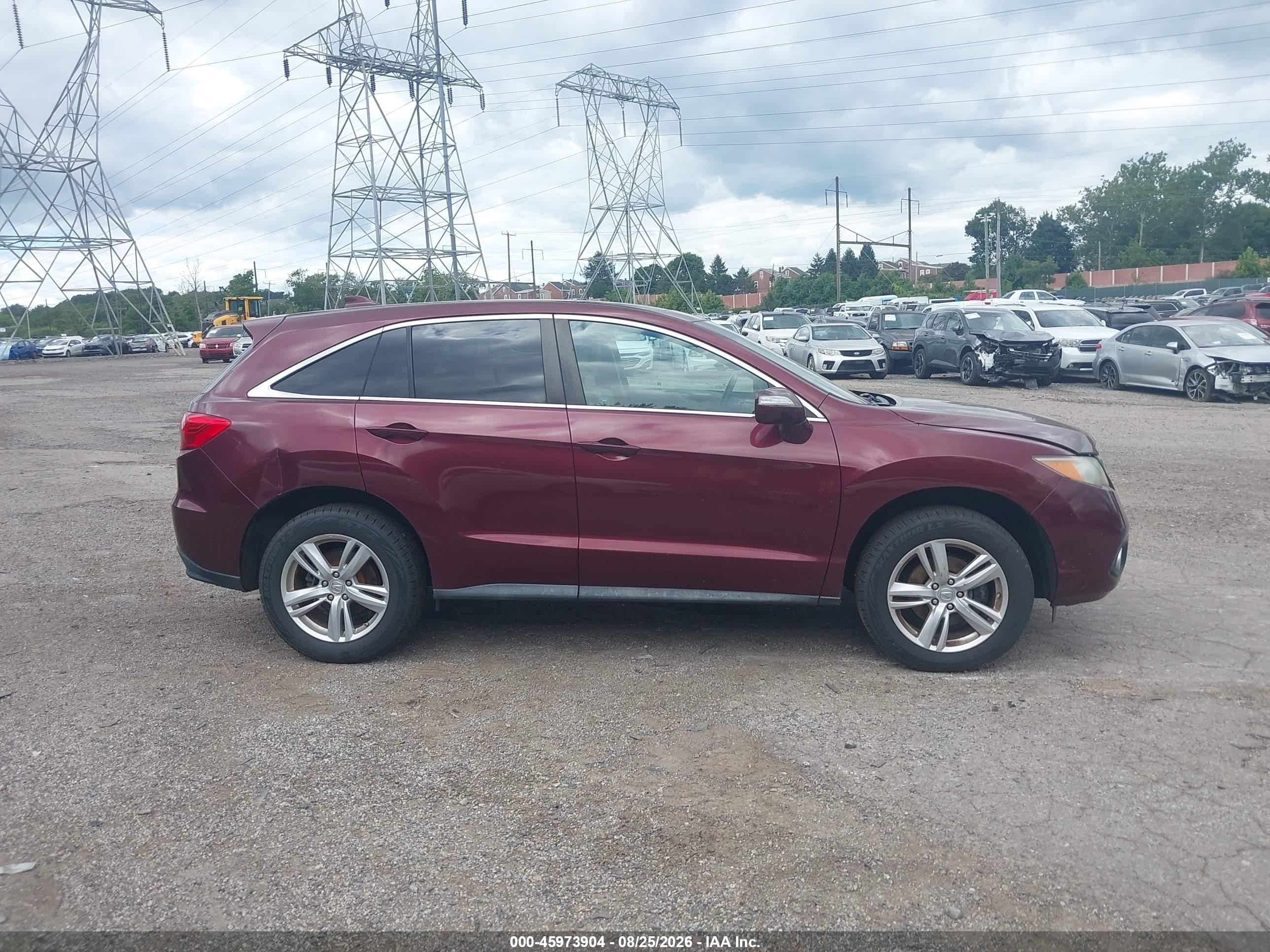 2013 Acura Rdx   Maroon vin: 5J8TB3H59DL015451